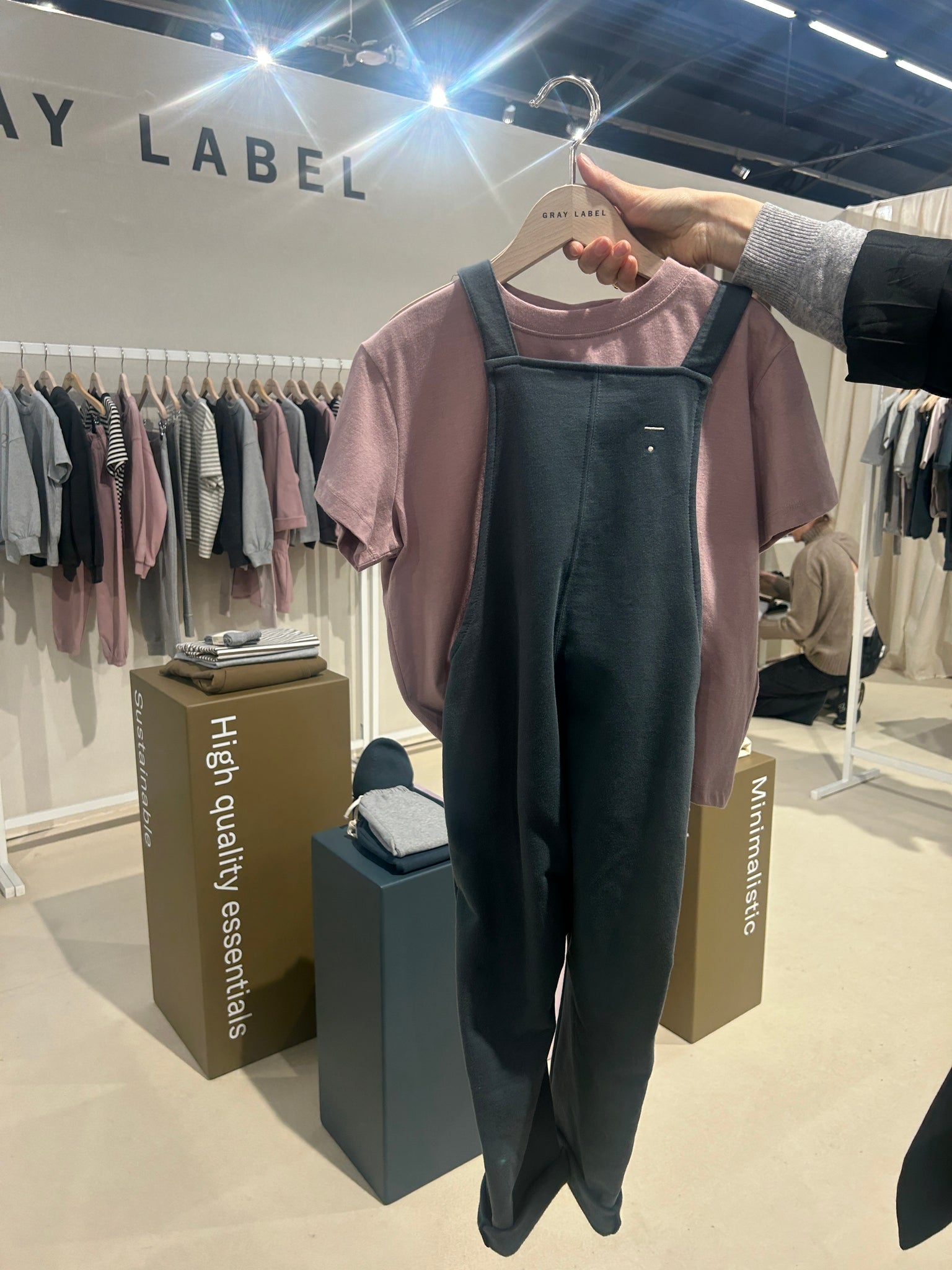 Gray Label - Oversized落肩短袖Tee - Berry