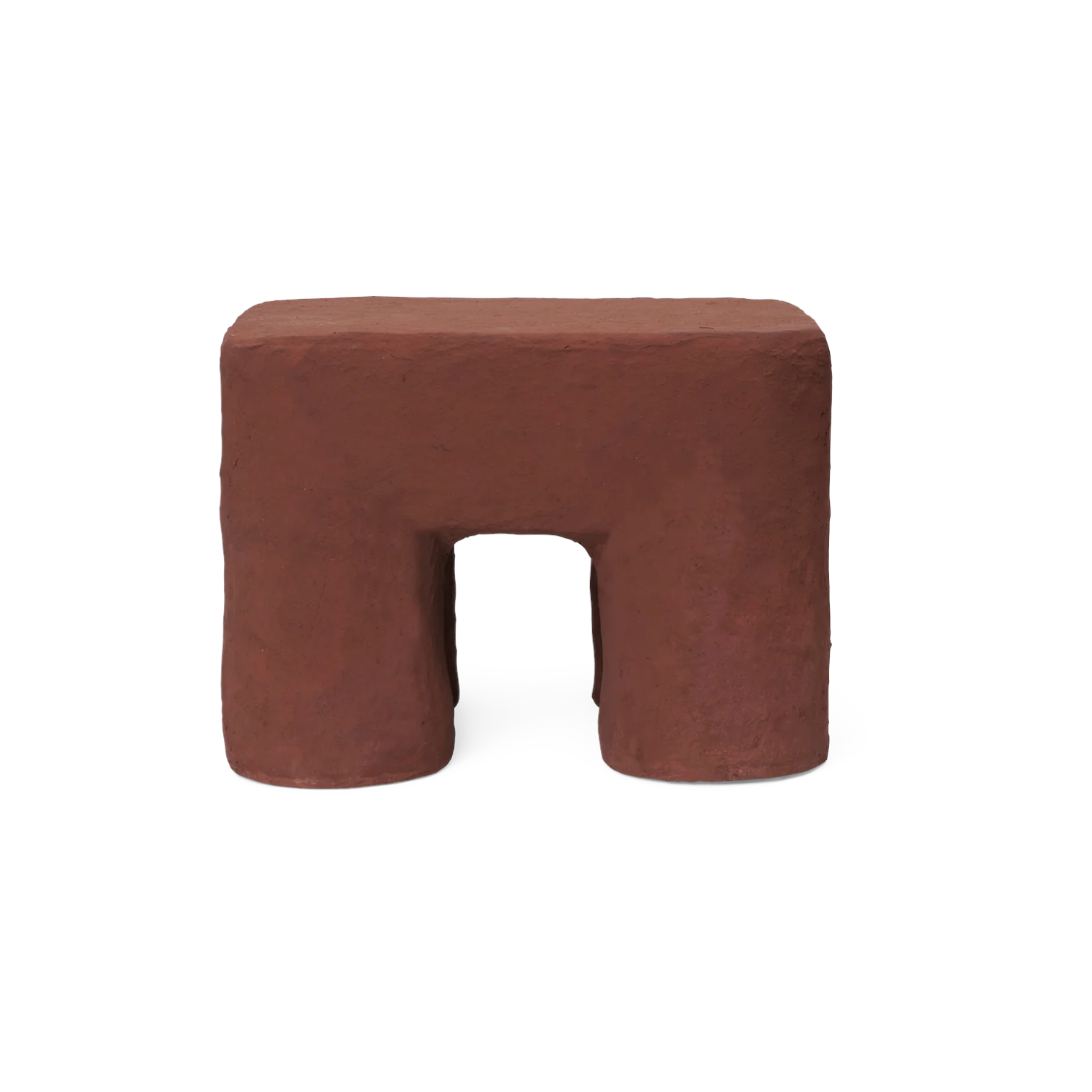 ferm LIVING - 手工凳子 - Red Brown