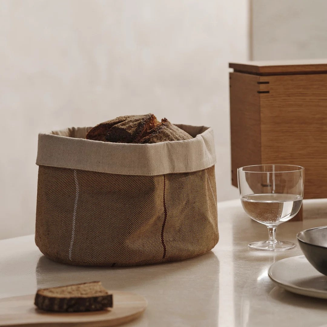 ferm LIVING - 圓形收納籃 - Natural/Straw