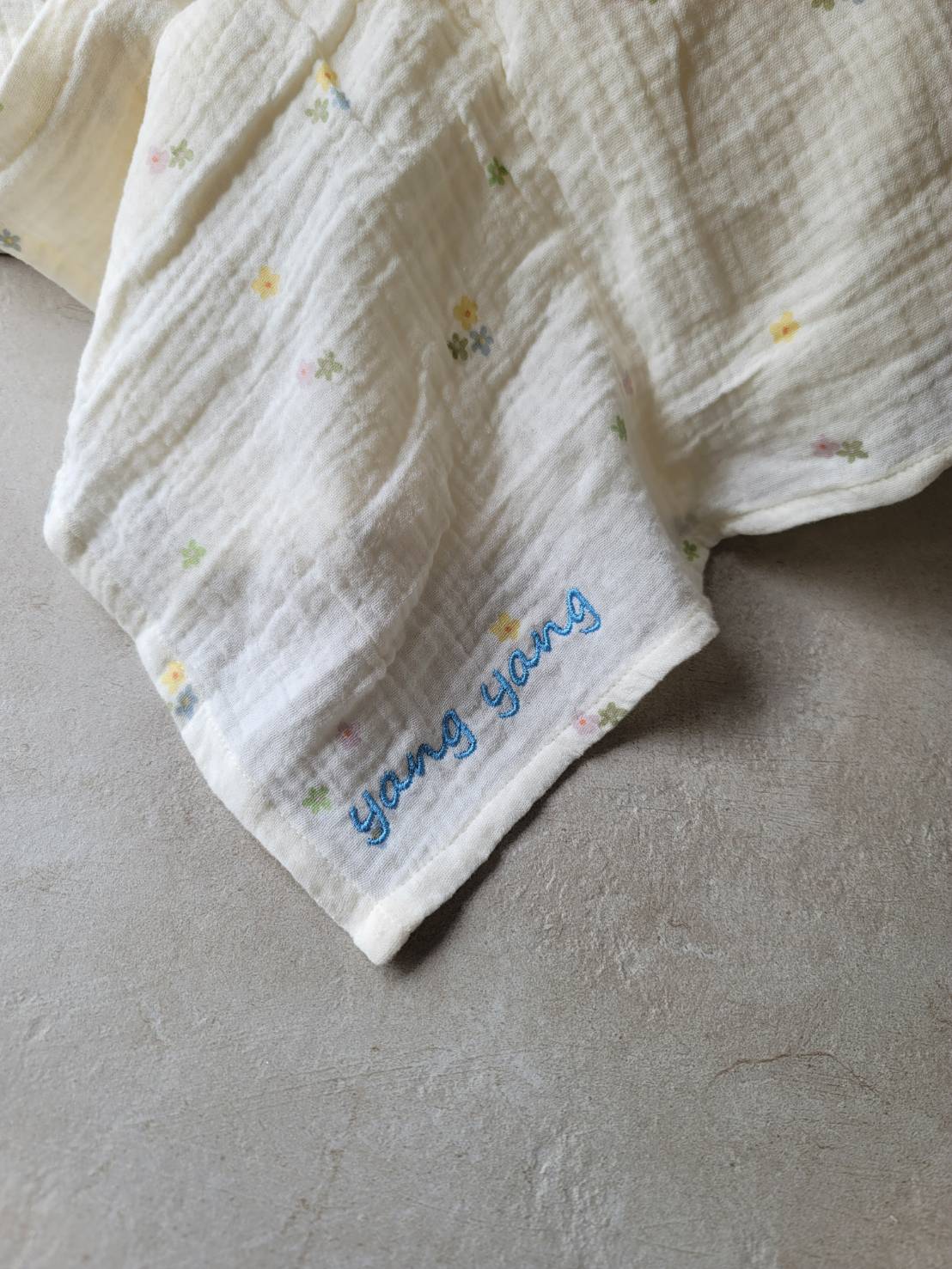 Soft Spot - 有機棉紗布包巾 - Lavender Field