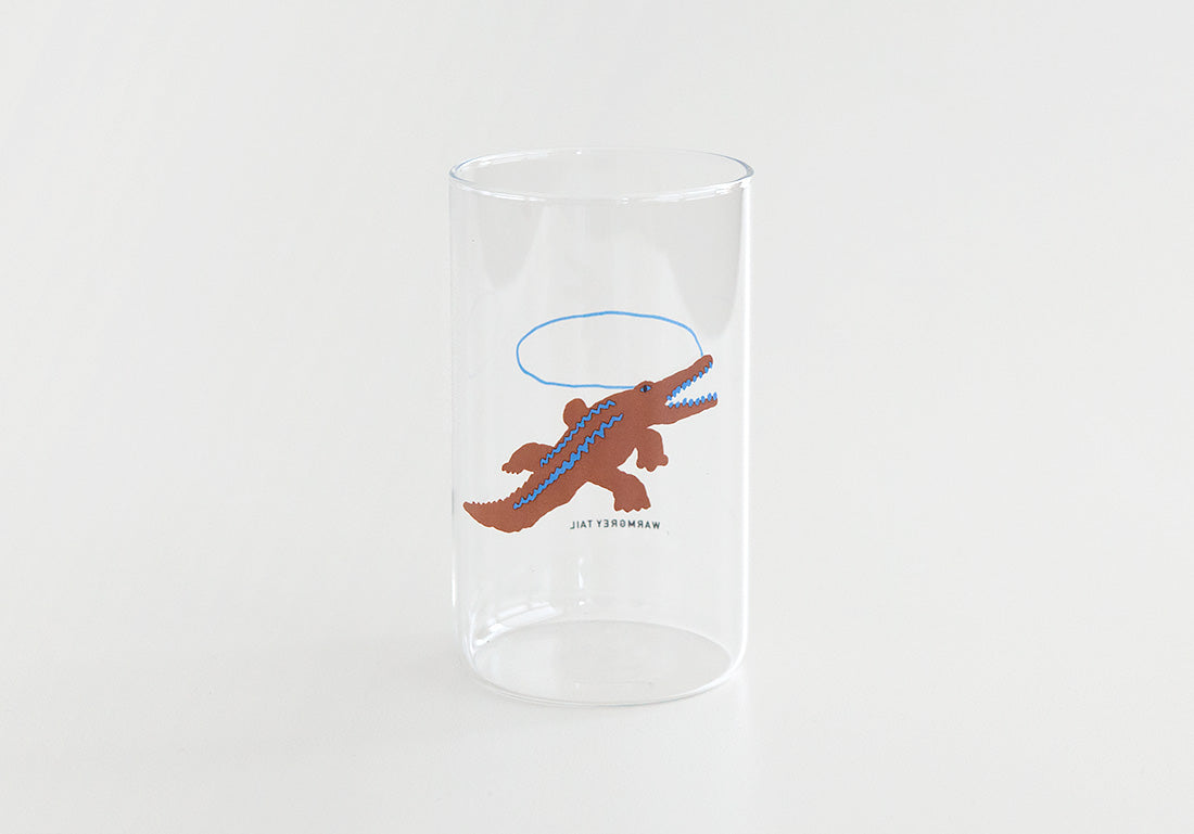 WARMGREY TAIL - 耐熱玻璃杯 - Crocodile