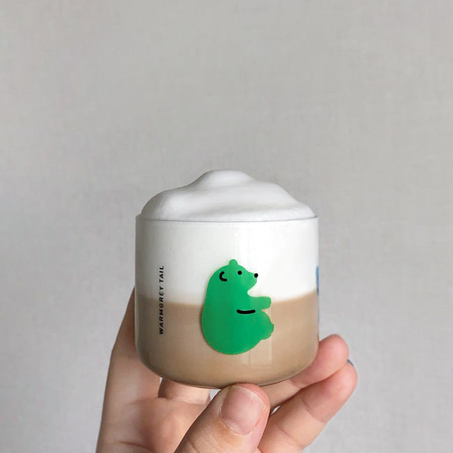 WARMGREY TAIL - 耐熱玻璃杯 - Mini rolling bears