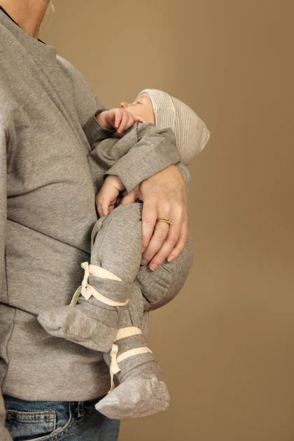 Gray Label - Baby寶寶襪鞋 - 6-12m - Grey Melange