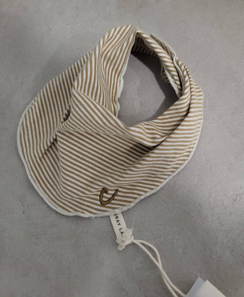 Gray Label - 口水巾 - Faded Pink/Cream