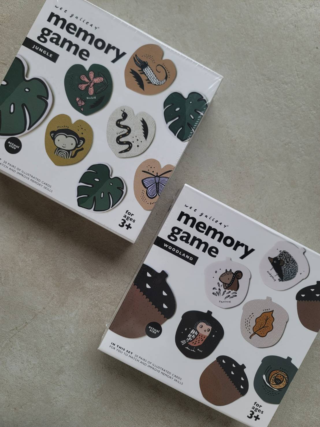 Wee Gallery - 記憶翻牌遊戲 - Woodland