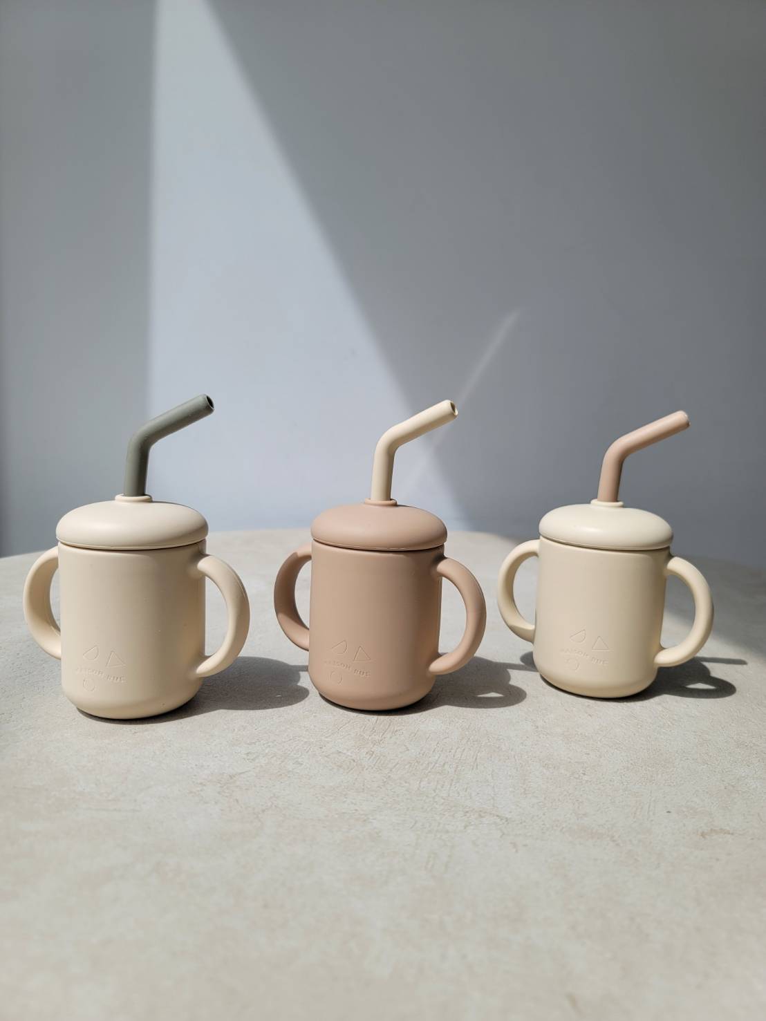 Maison Rue Kid - 寶寶吸管水杯 120ml - Latte