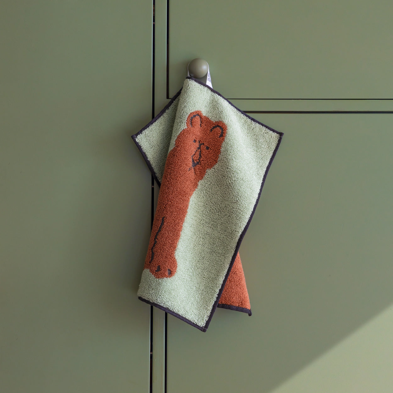WARMGREY TAIL - 純棉毛巾 34x34 - LIONESS MINT