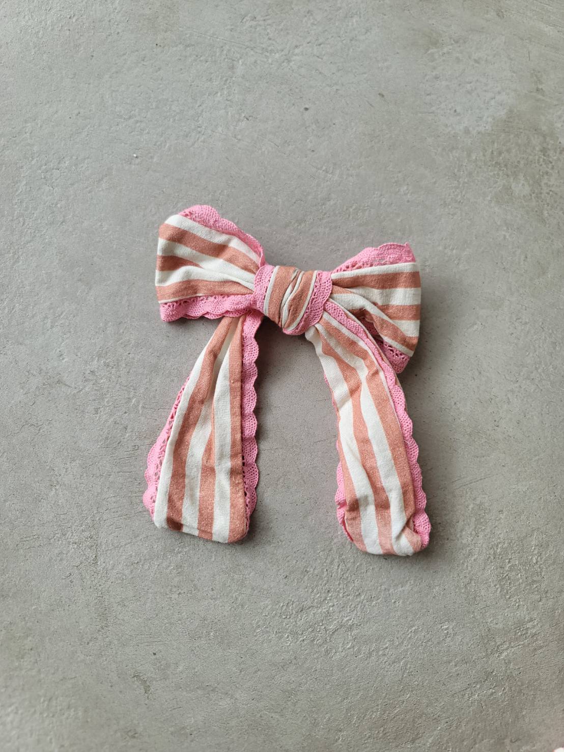 Rockahula Kids - 蝴蝶結髮夾 - Stripy Scallop