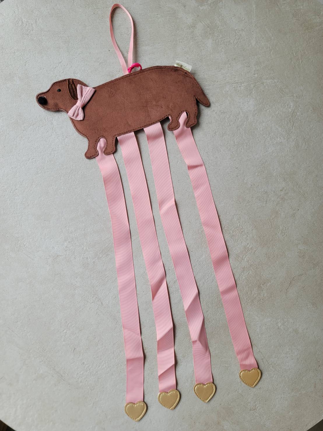 Rockahula Kids - 髮夾收納緞帶(大) - Sausage Dog
