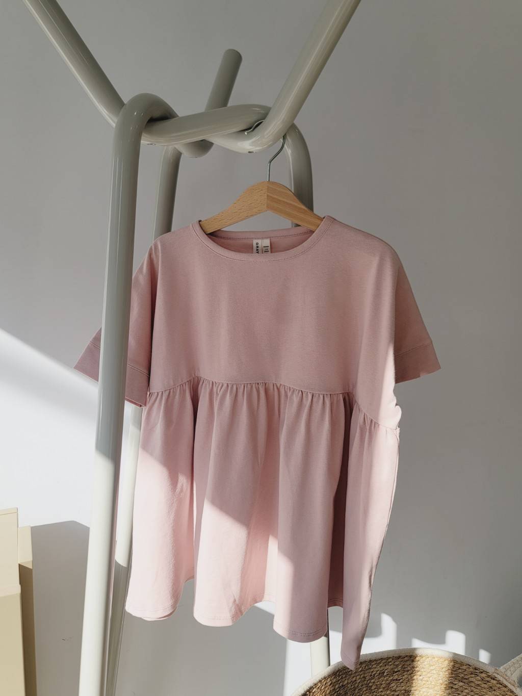 Gray Label - 兒童T-shirt洋裝 - Faded Pink