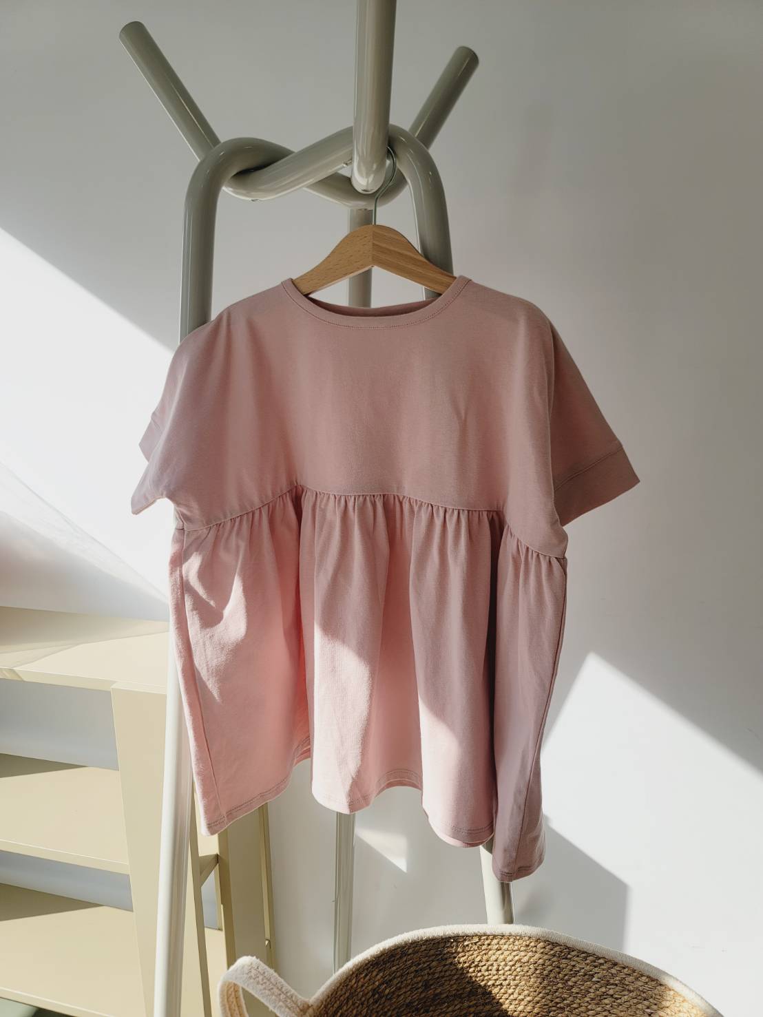 Gray Label - 兒童T-shirt洋裝 - Faded Pink