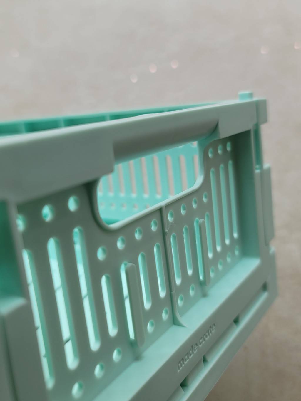 Made Crate - 環保摺疊收納籃 - misty grey