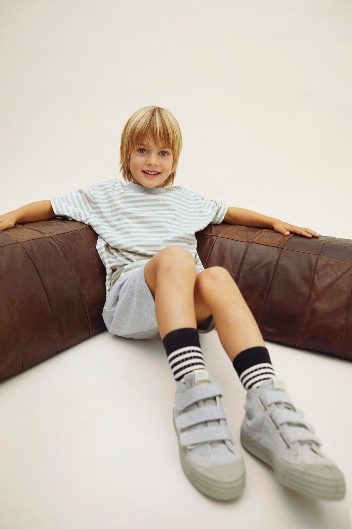 Gray Label - 有機棉短襪2入 - Pirate Black/Cream