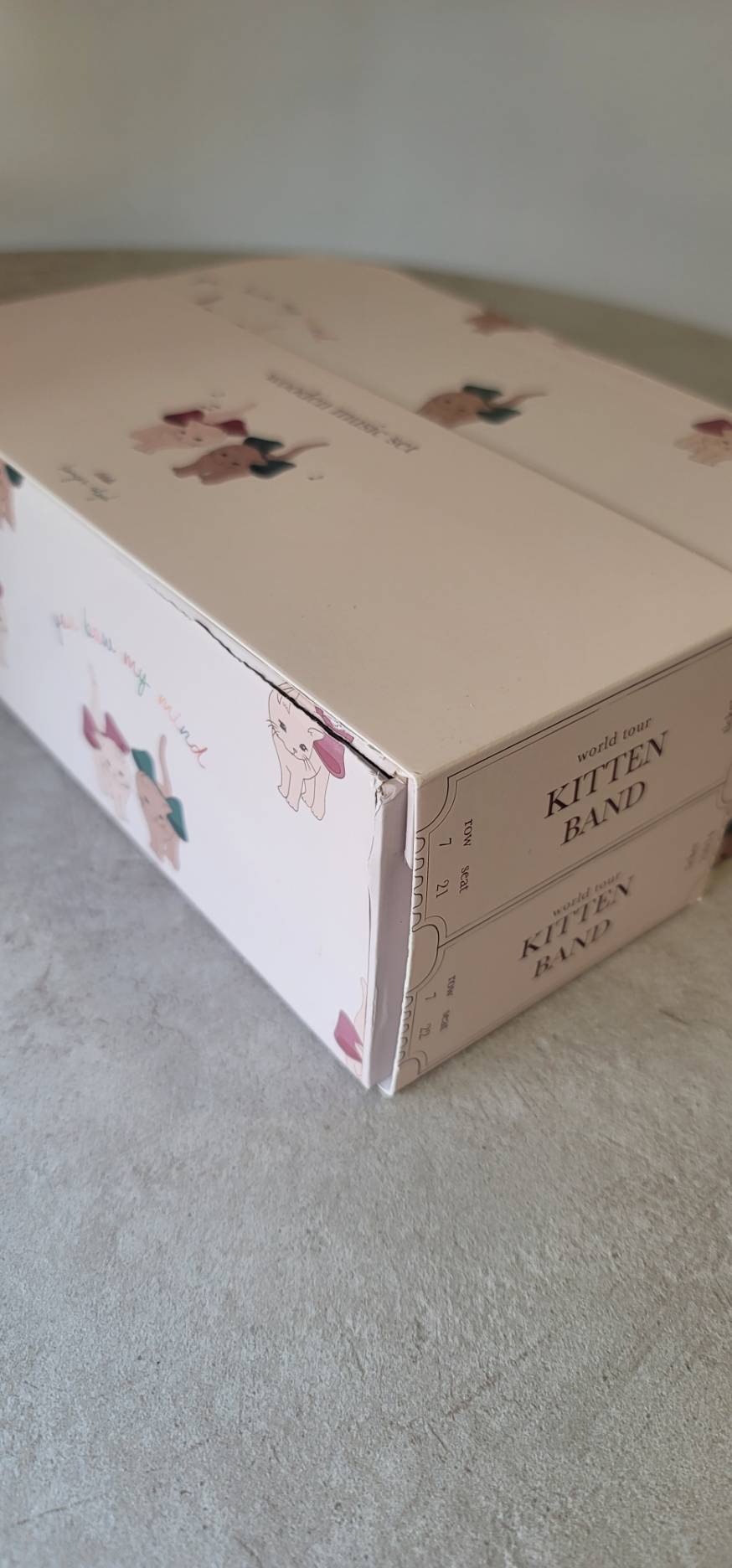 Konges Sløjd - 音樂盒(紙盒瑕疵) - bow kitty