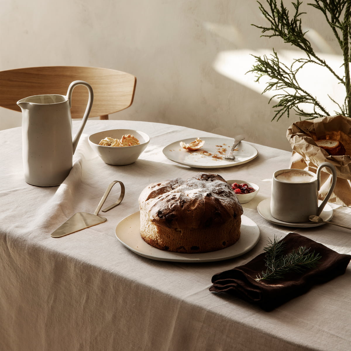 ferm LIVING - 單柄馬克杯 - Off white