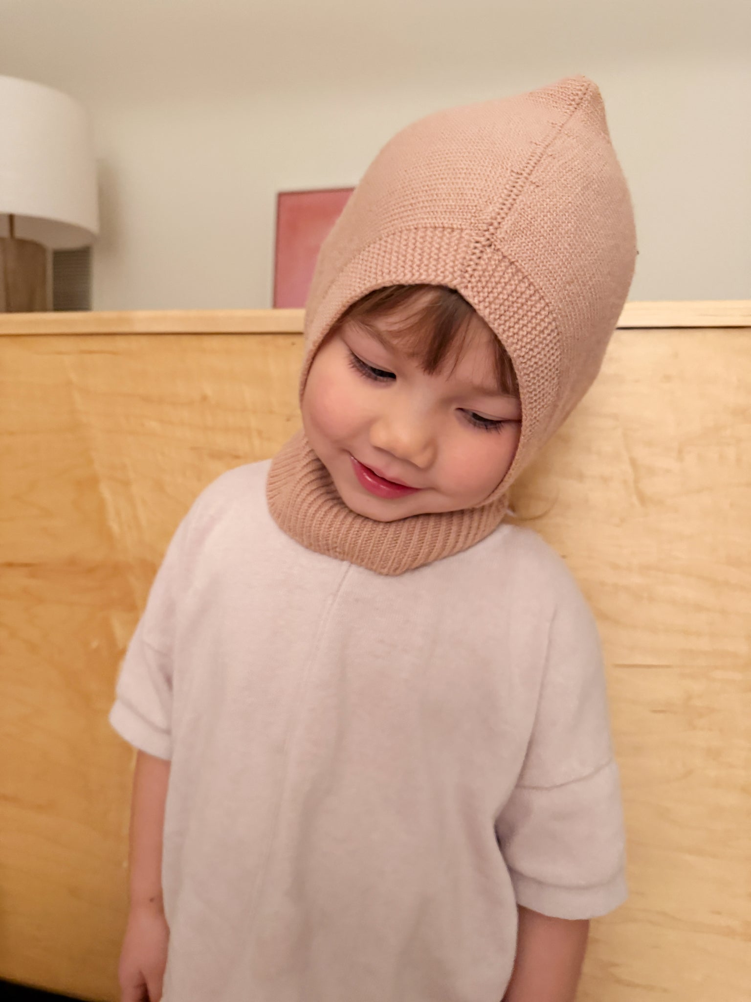 Hvid - 羊毛頭套 - Rose