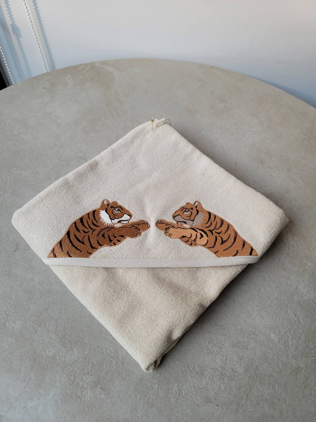 Konges Sløjd - 連帽浴巾 - tiger