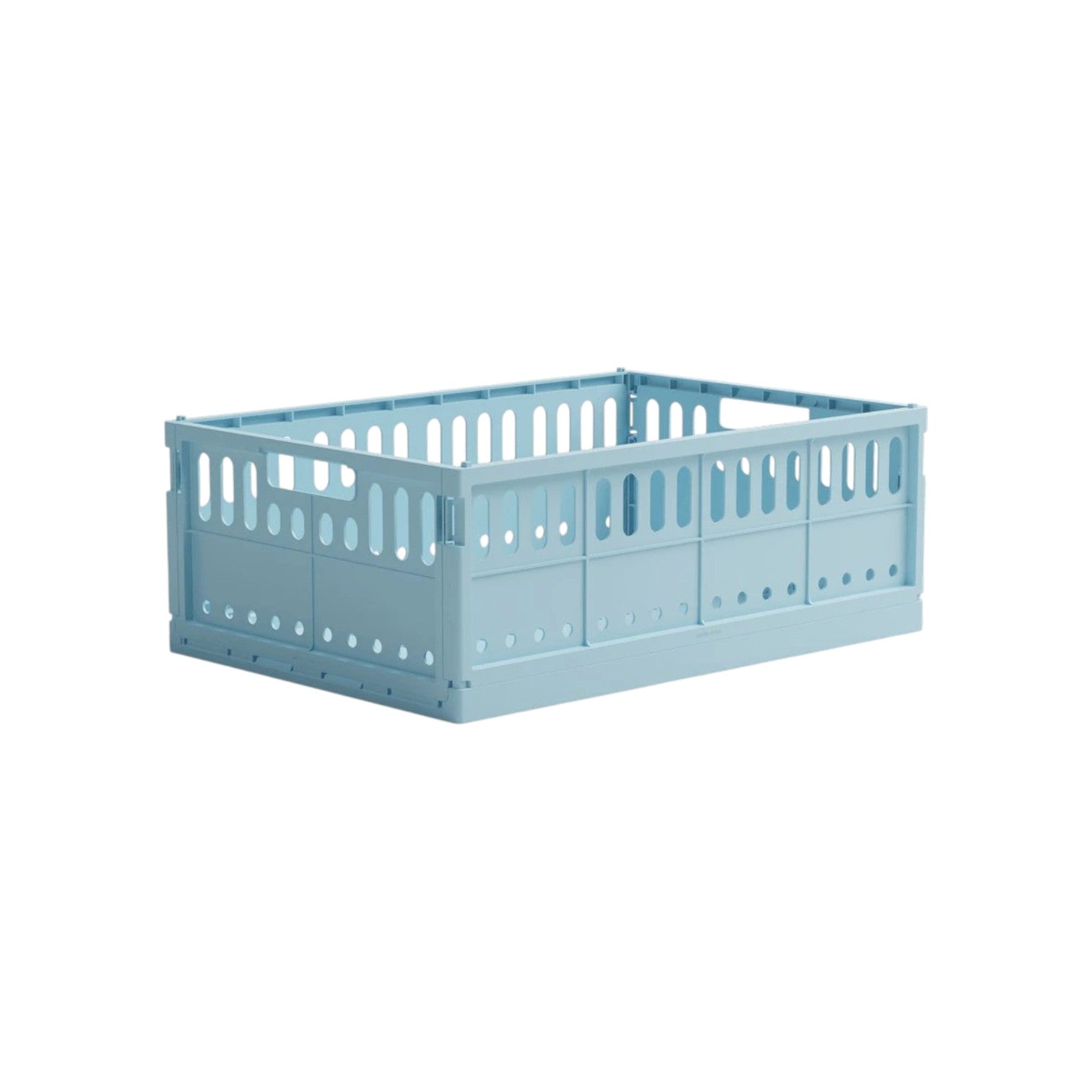 Made Crate - 環保摺疊收納籃 - crystal blue