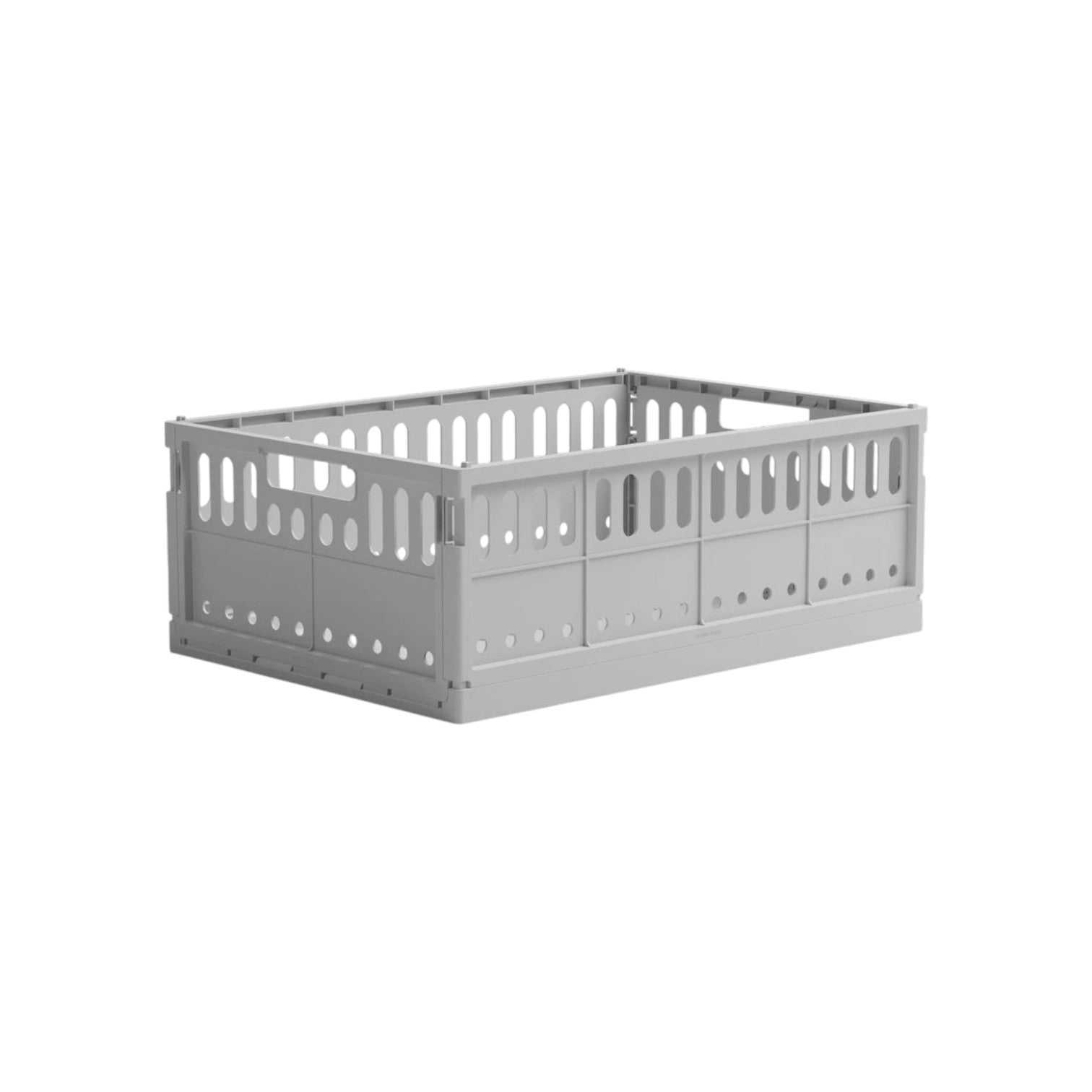 Made Crate - 環保摺疊收納籃 - misty grey