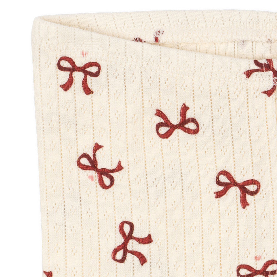 Konges Sløjd - 有機棉長褲 - bow rouge