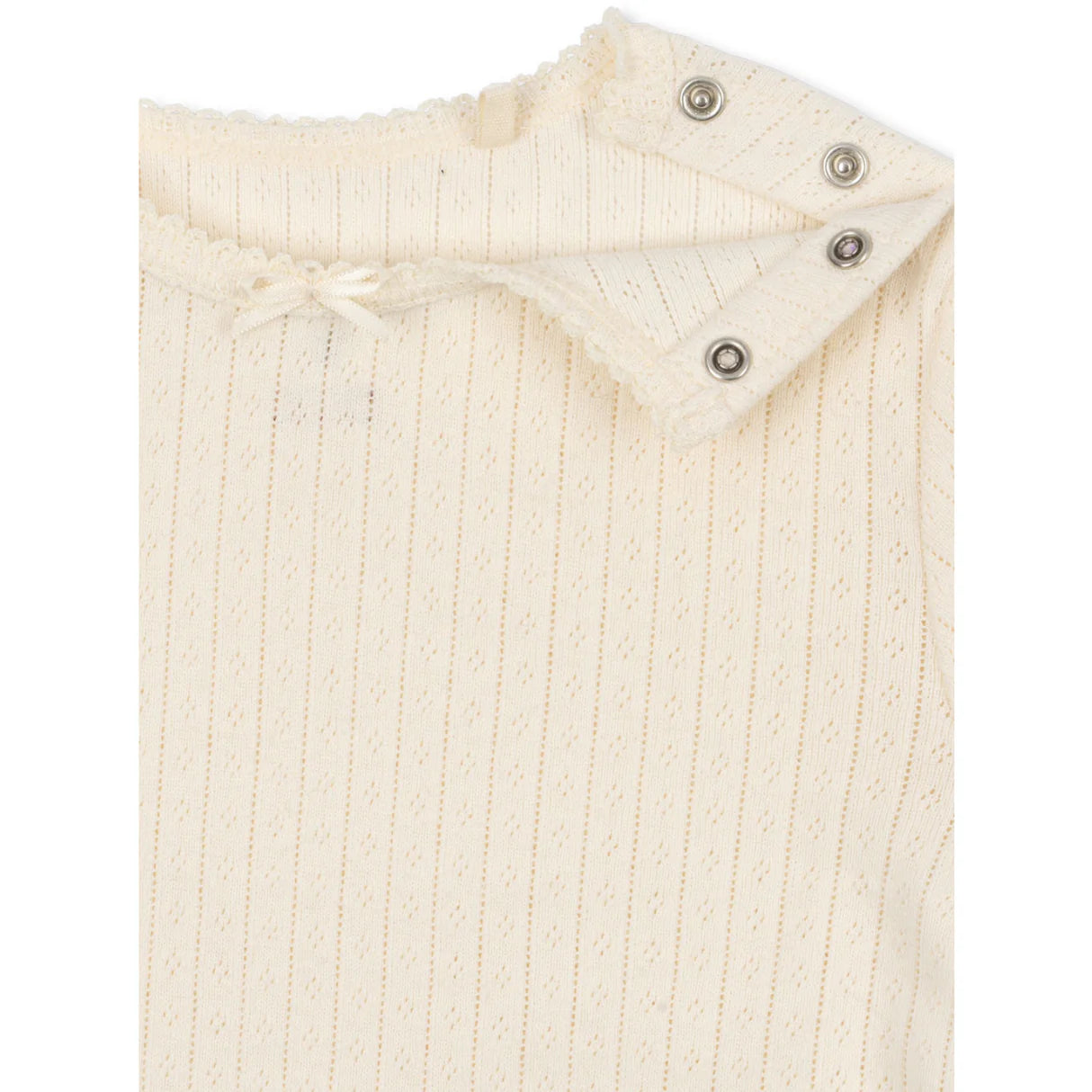 Konges Sløjd - 有機棉長袖上衣 - buttercream