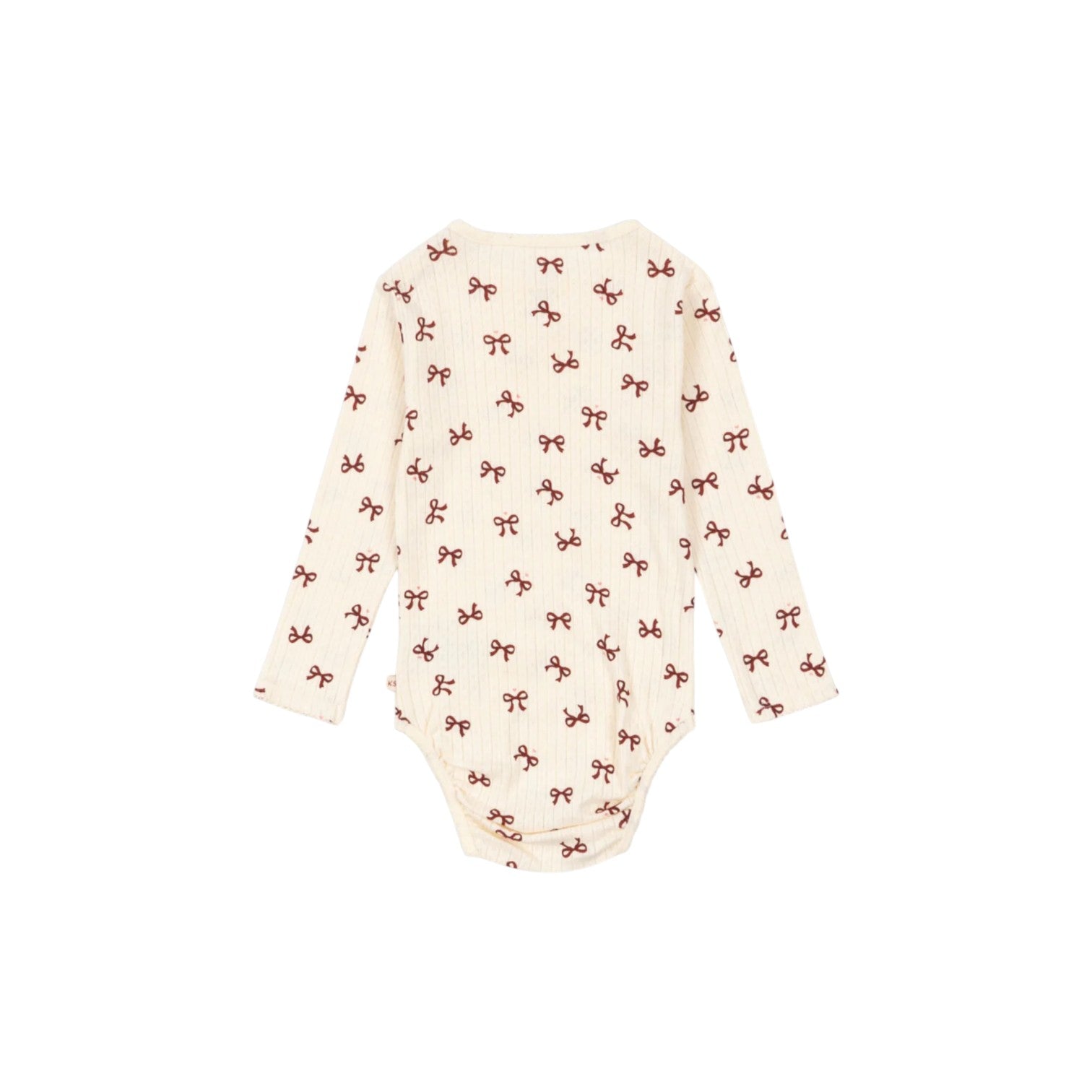 Konges Sløjd - 套頭長袖包屁衣 - bow rouge