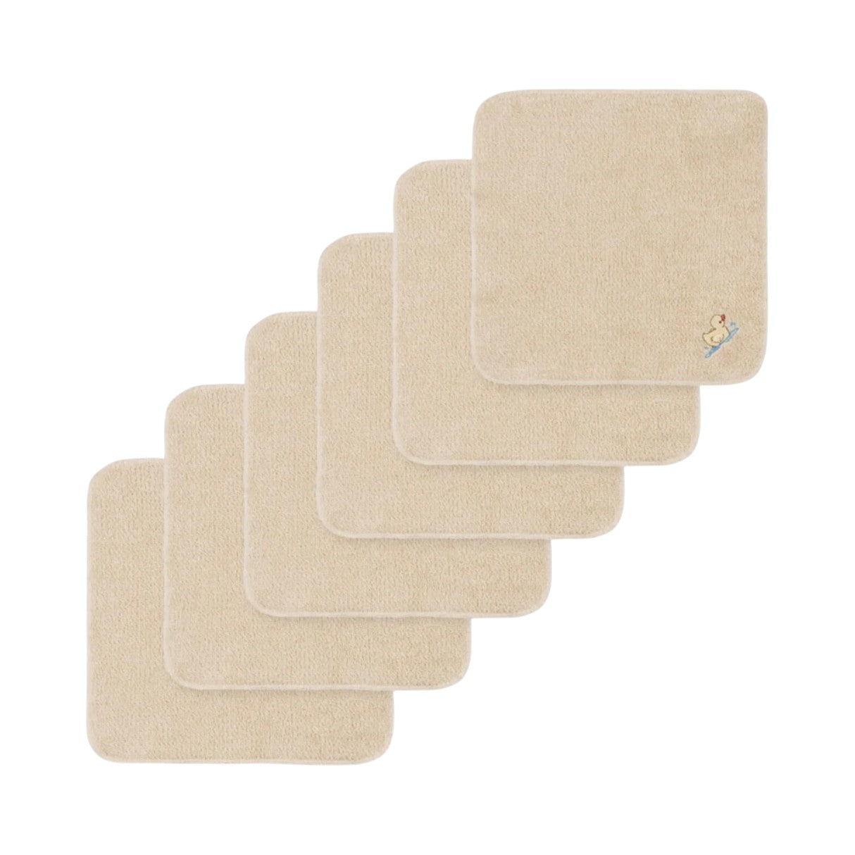 Konges Sløjd - 有機棉手帕方巾6入 - antique white