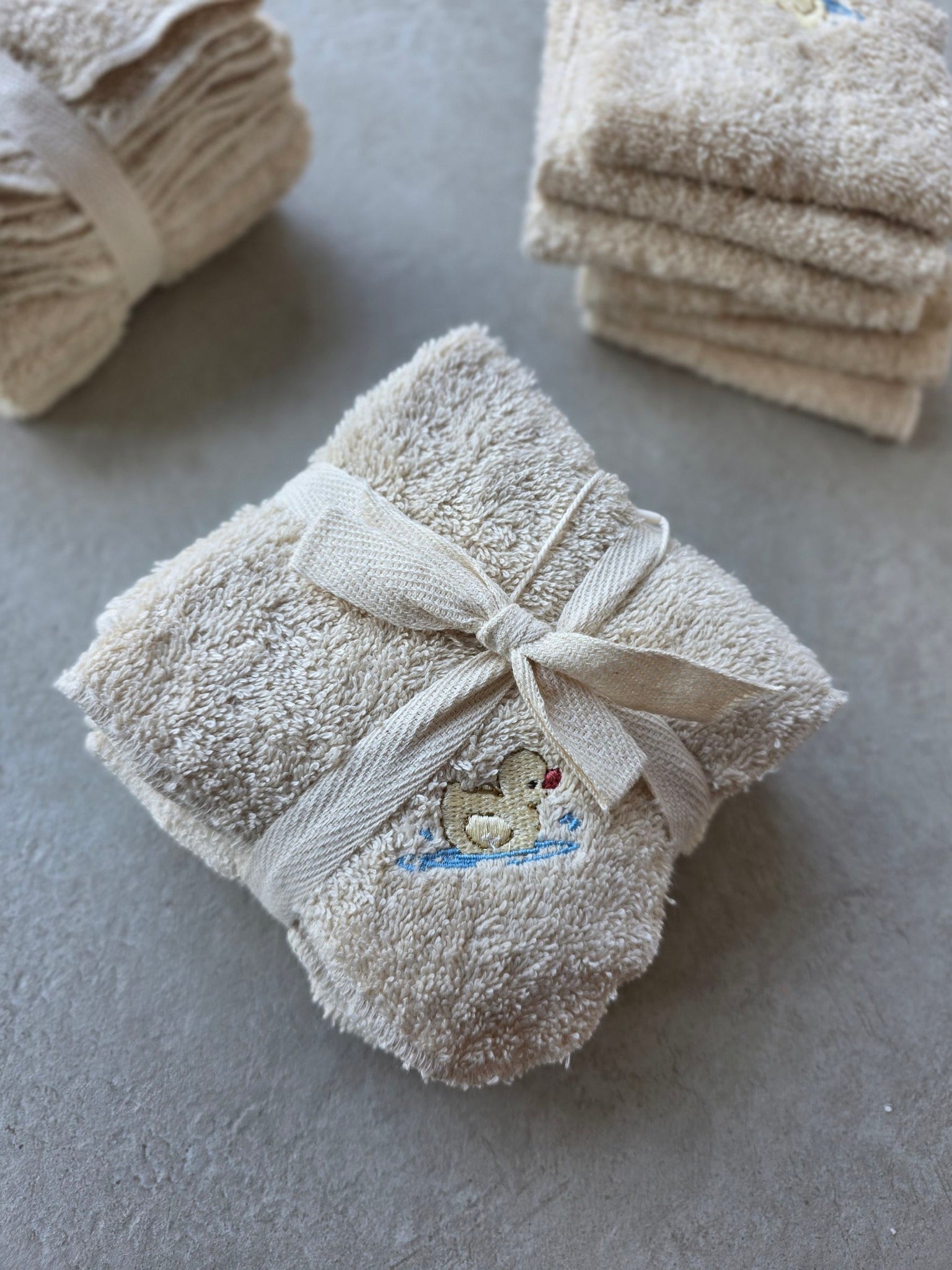 Konges Sløjd - 有機棉手帕方巾6入 - antique white