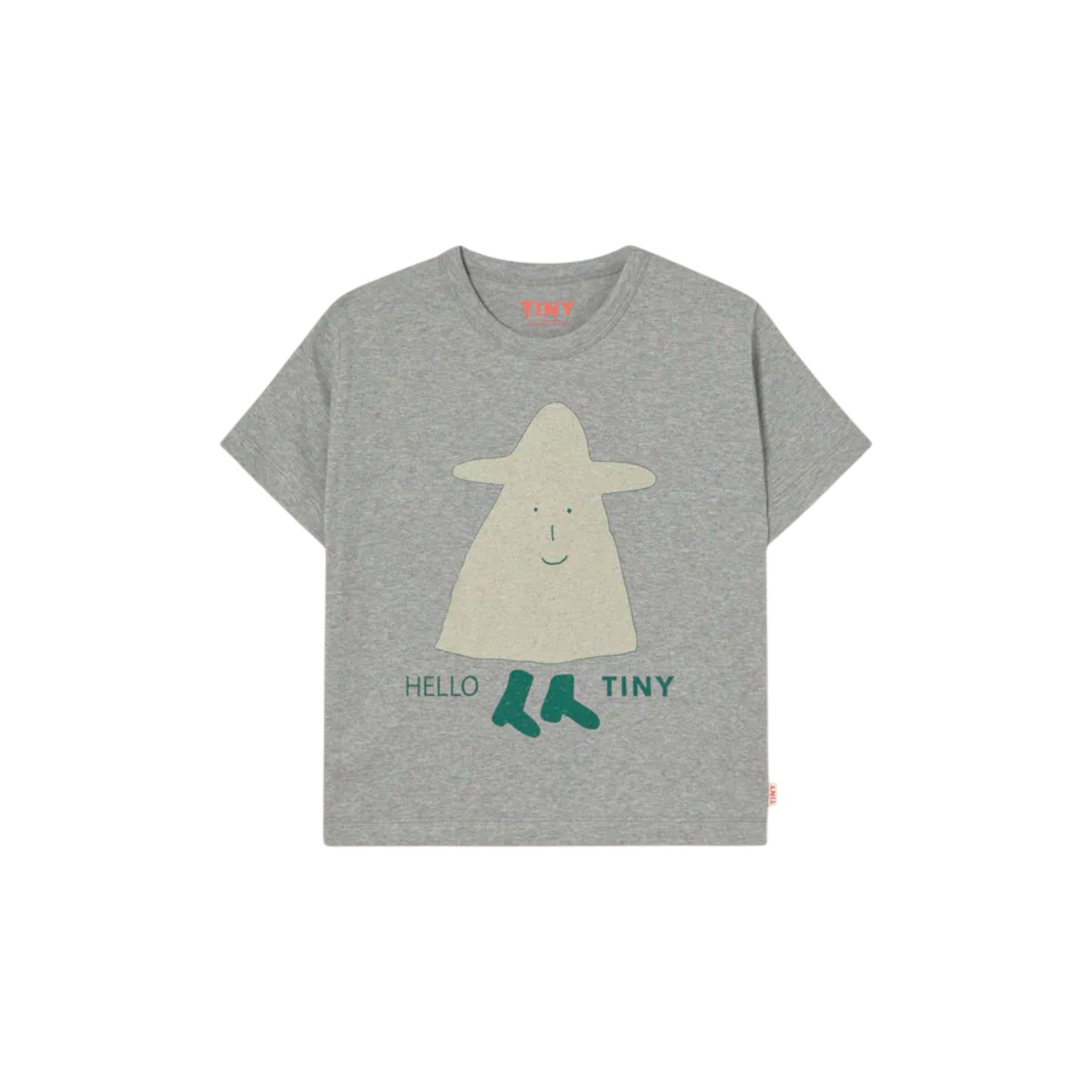 Tiny Cottons - 有機棉短袖Tee - medium grey heather