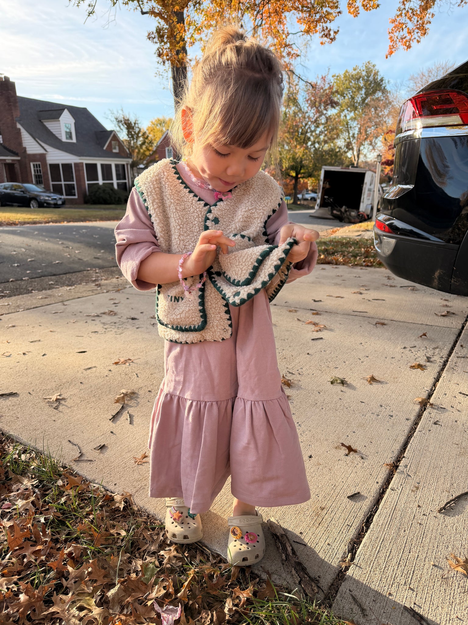 Tiny Cottons - 羊毛背心 - dark vanilla (預購1-2週內到貨）