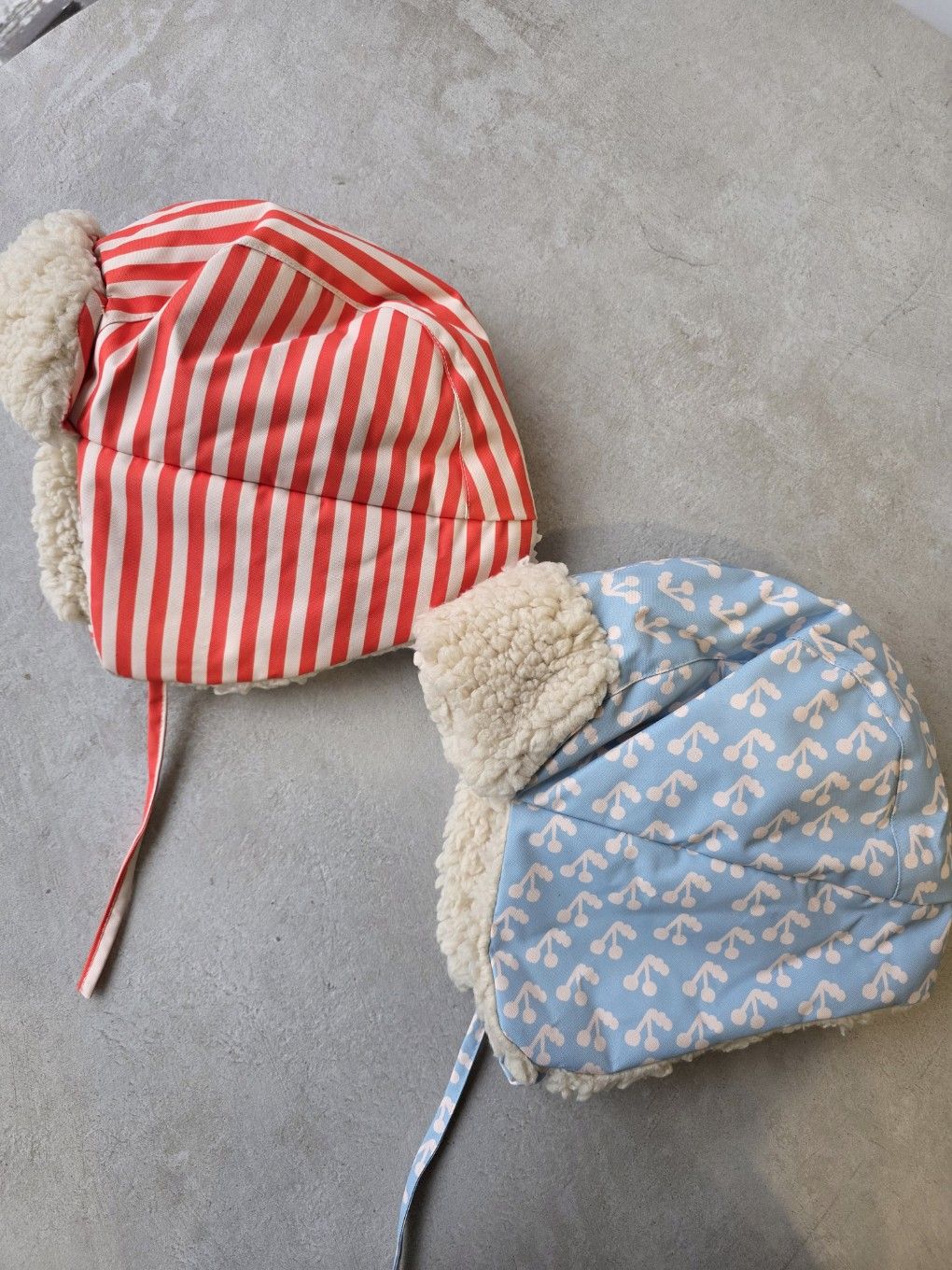 Tiny Cottons - 保暖護耳飛行帽 - summer red