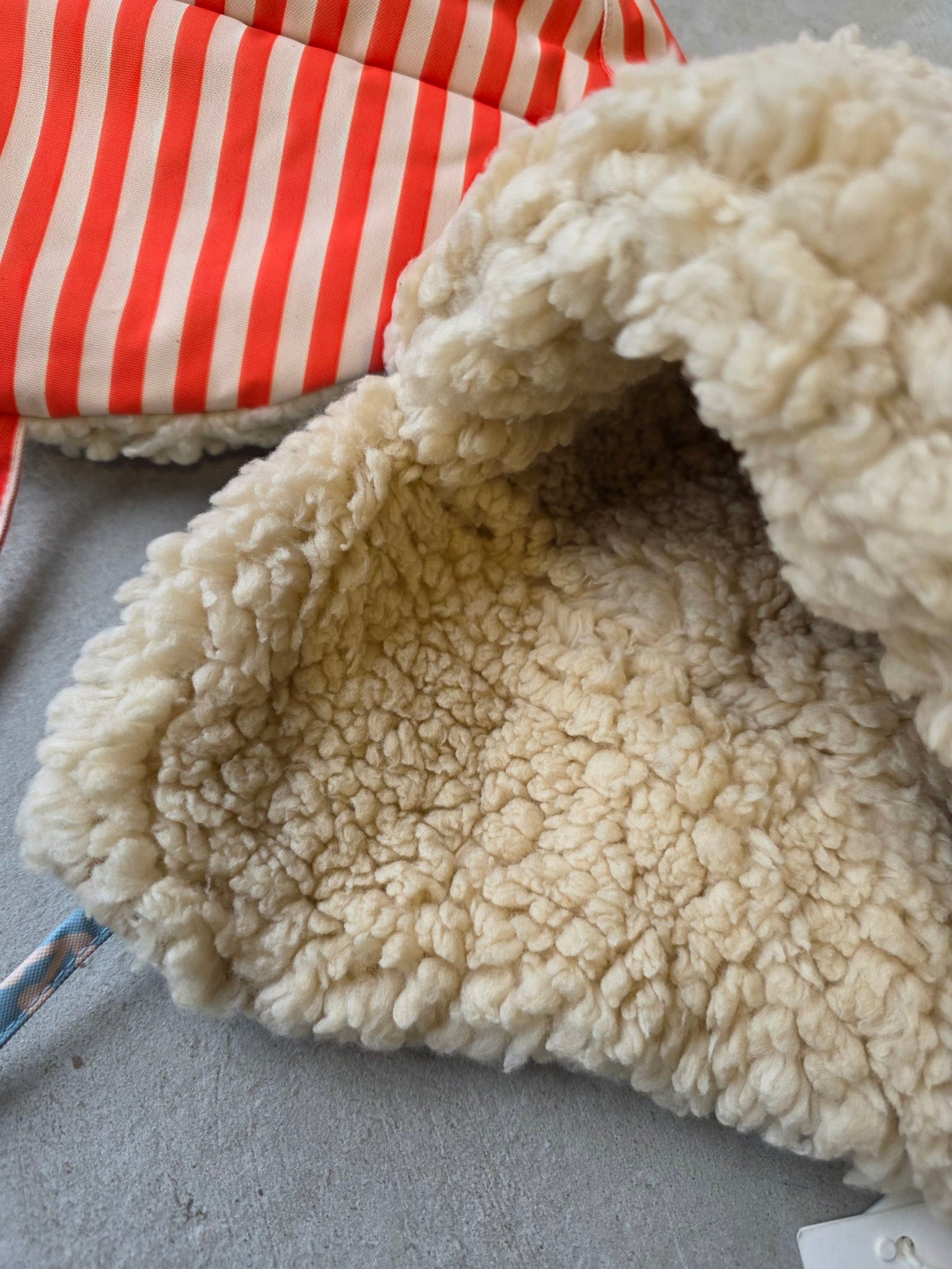 Tiny Cottons - 保暖護耳飛行帽 - summer red