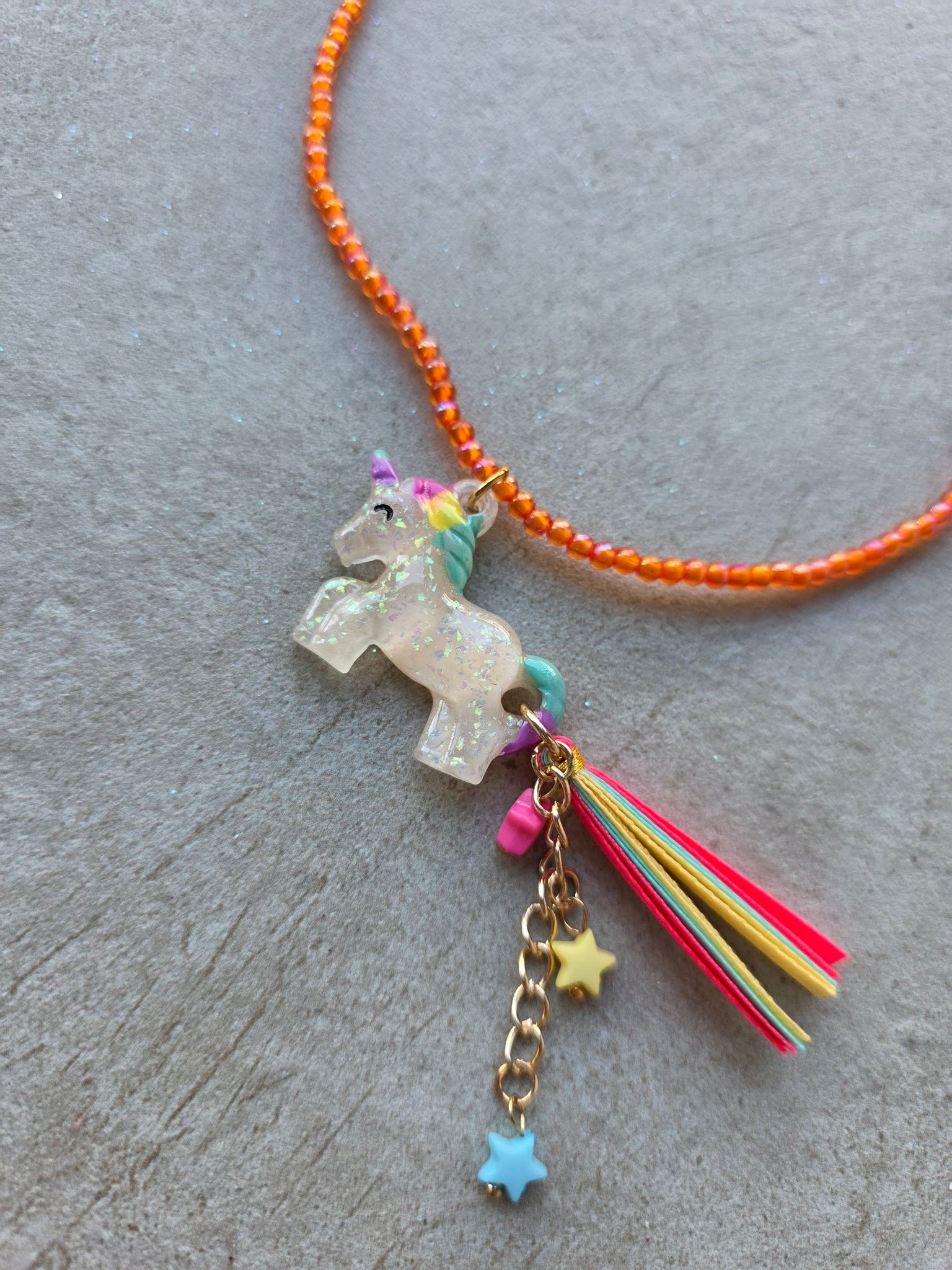 裝扮系列 - 串珠項鍊 - Unicorn Superstar