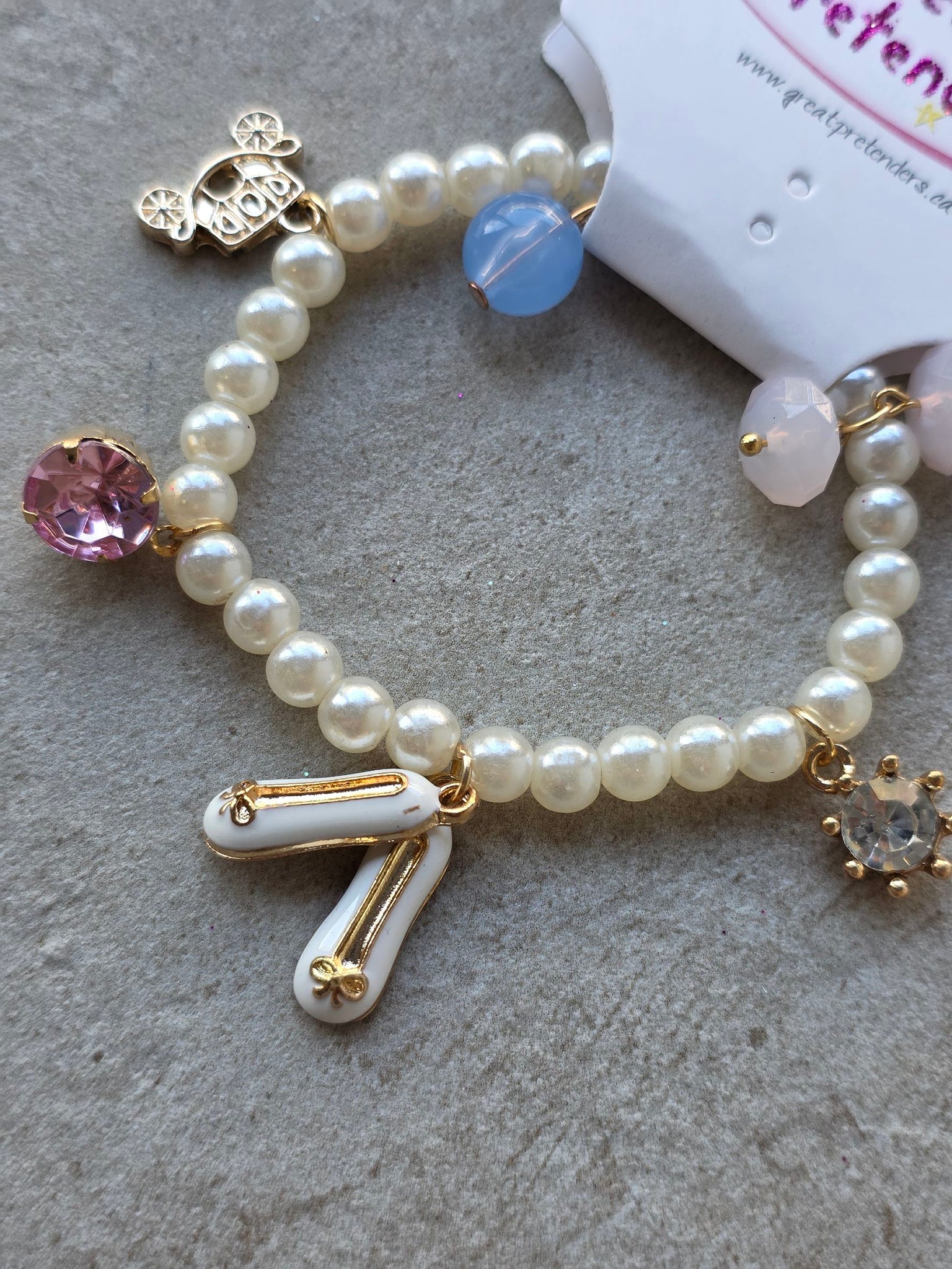 裝扮系列 - 芭蕾舞鞋珍珠手鍊 - Perfectly