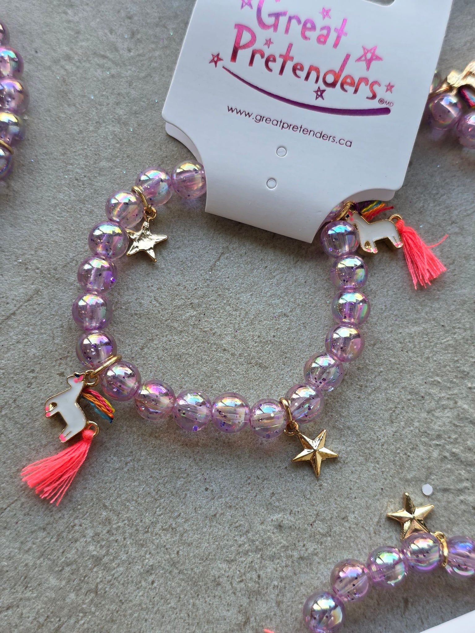 裝扮系列 - 串珠手鍊 - Unicorn