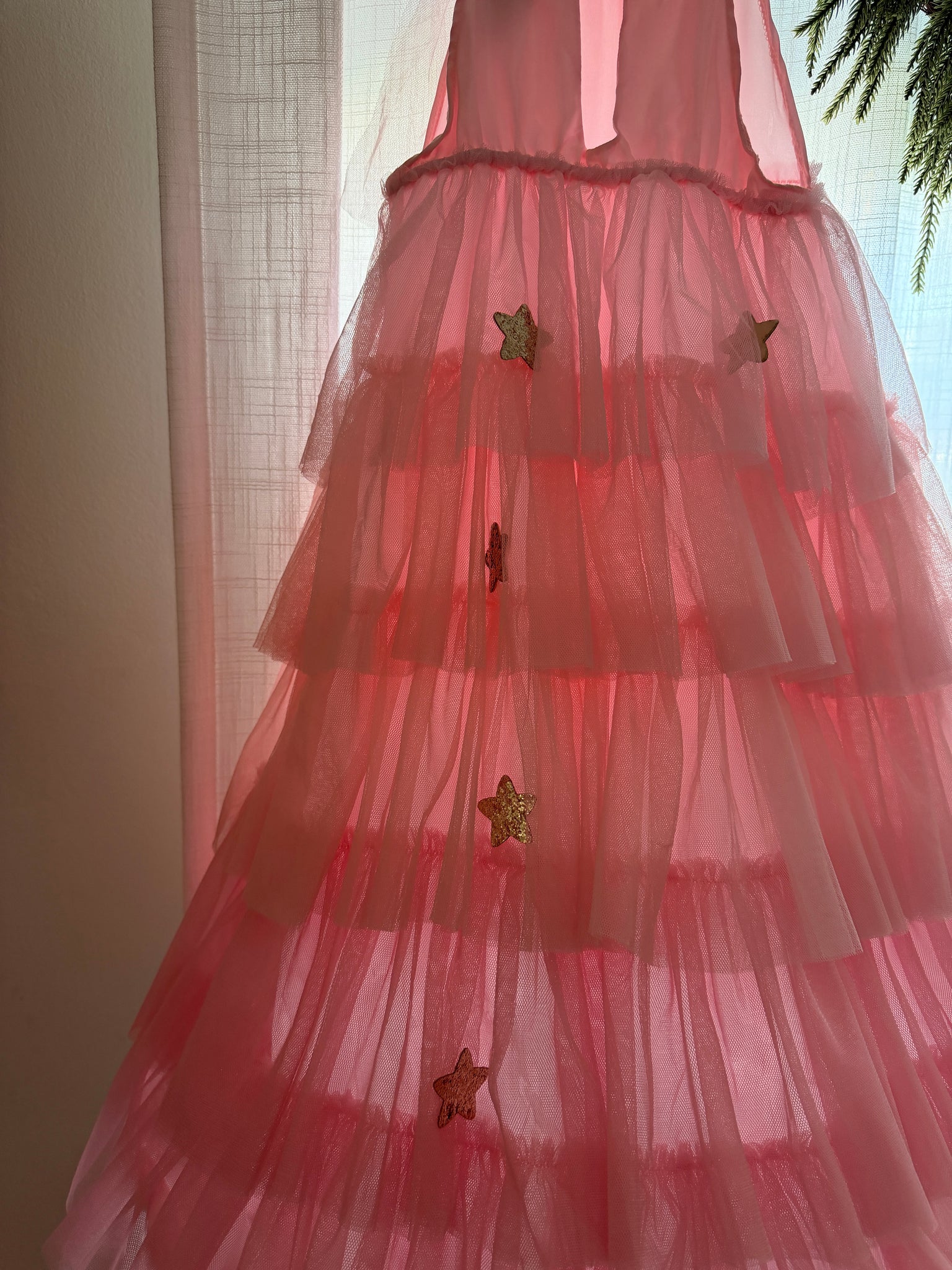 裝扮系列 - 聖誕樹道具服裝 - 洋裝+髮箍 - Christmas Blush