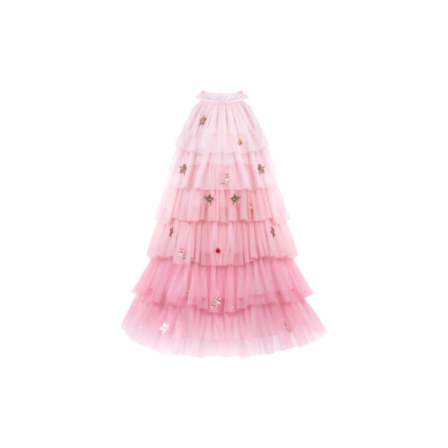 裝扮系列 - 聖誕樹道具服裝 - 洋裝+髮箍 - Christmas Blush