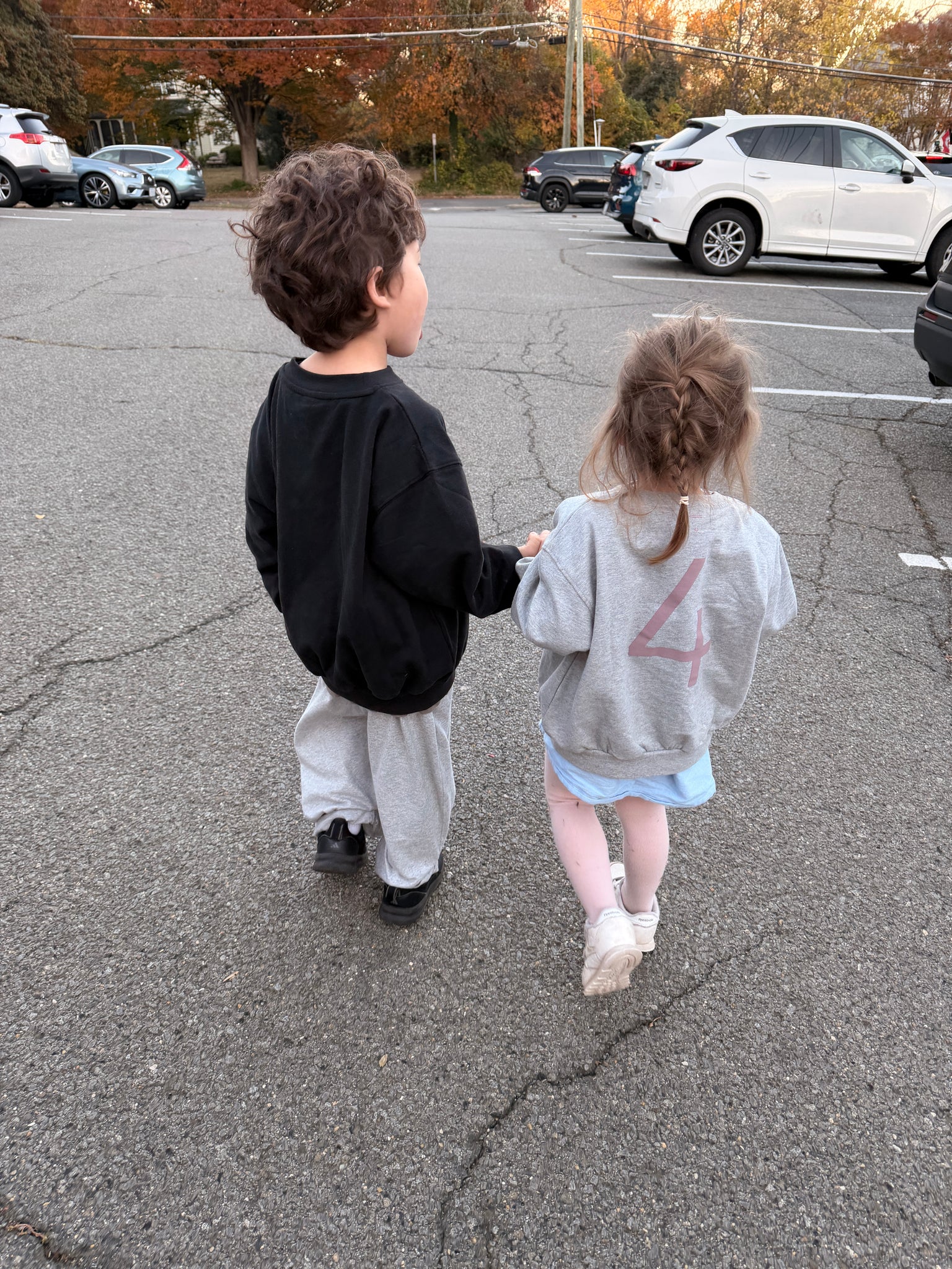 Gray Label - 夏季寬版長褲 - Grey Melange