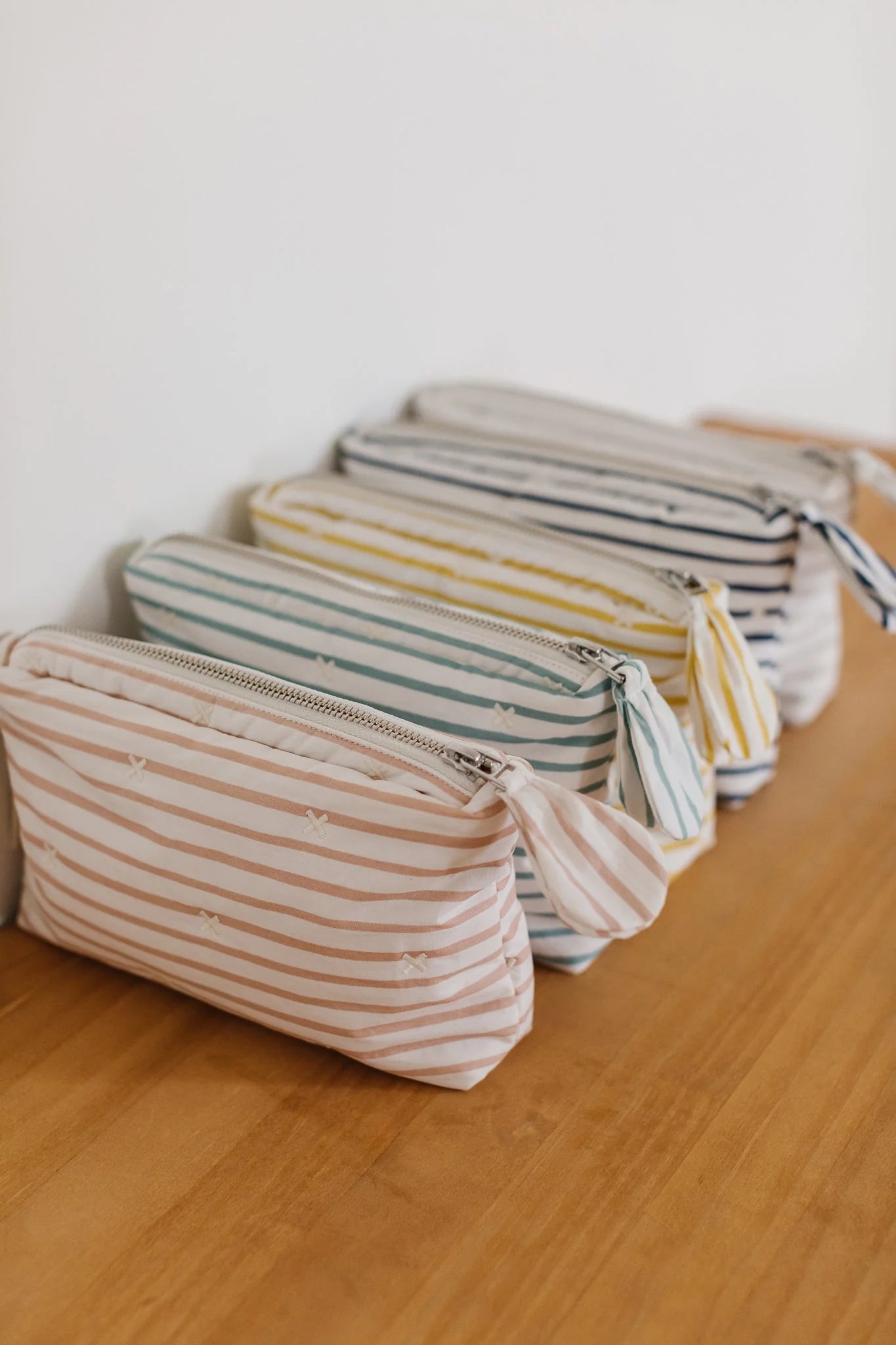 Pehr - 有機棉隨身收納包 (兩個尺寸) - Pebble Grey