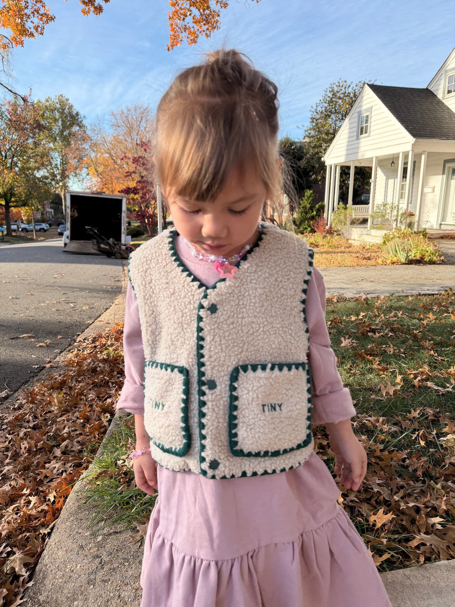 Tiny Cottons - 羊毛背心 - dark vanilla (預購1-2週內到貨）