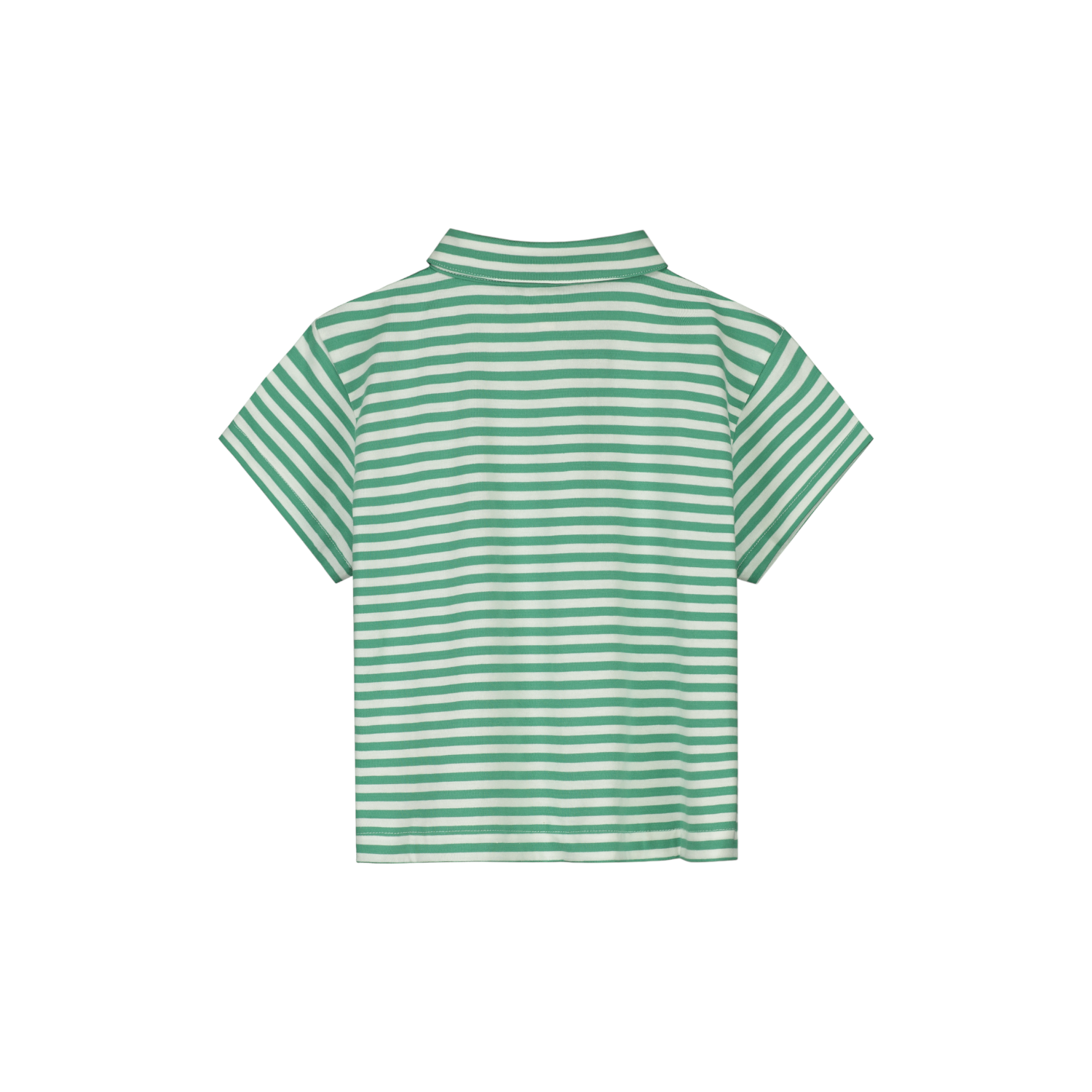 Gray Label - 短袖襯衫 - Bright Green/Off White