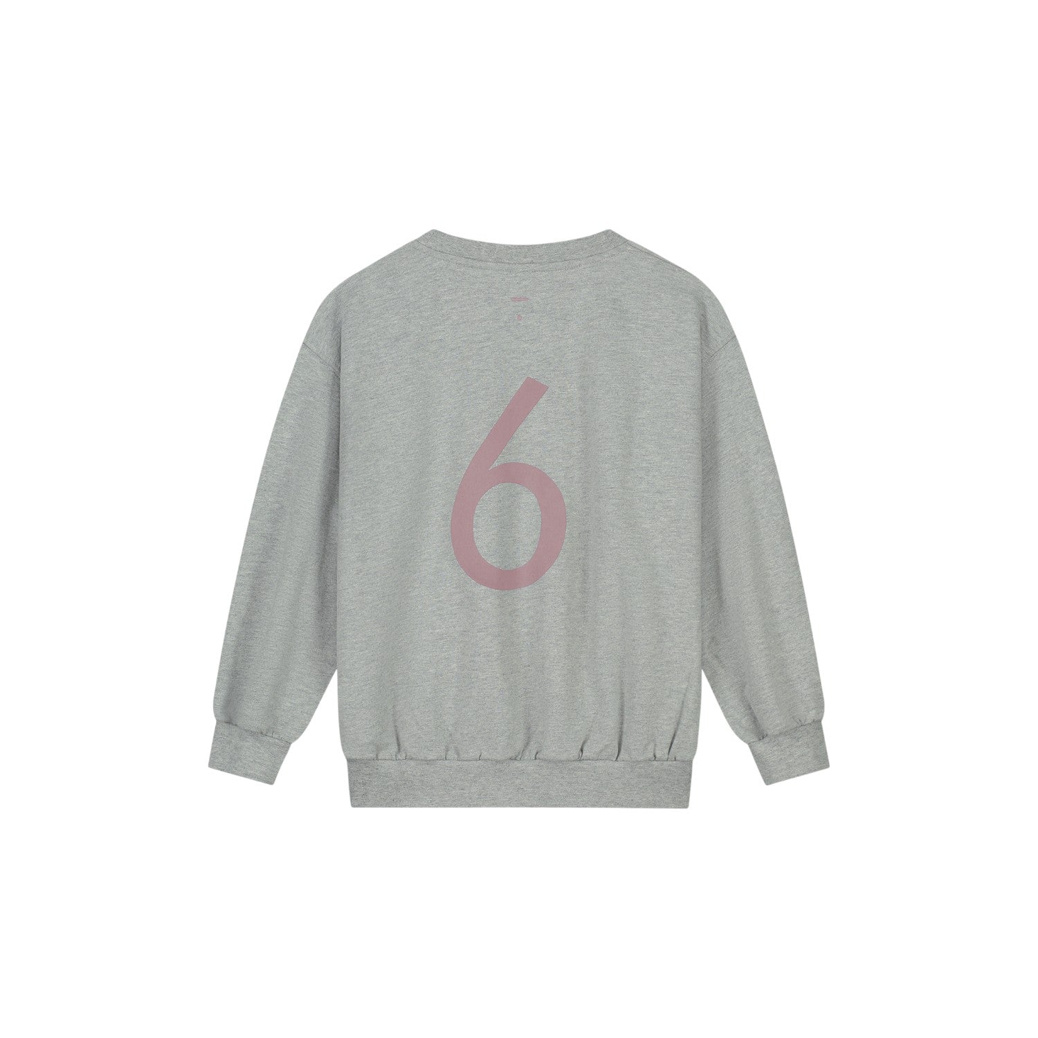 Gray Label - 生日大學T - Grey Melange/Berry (1-8y)