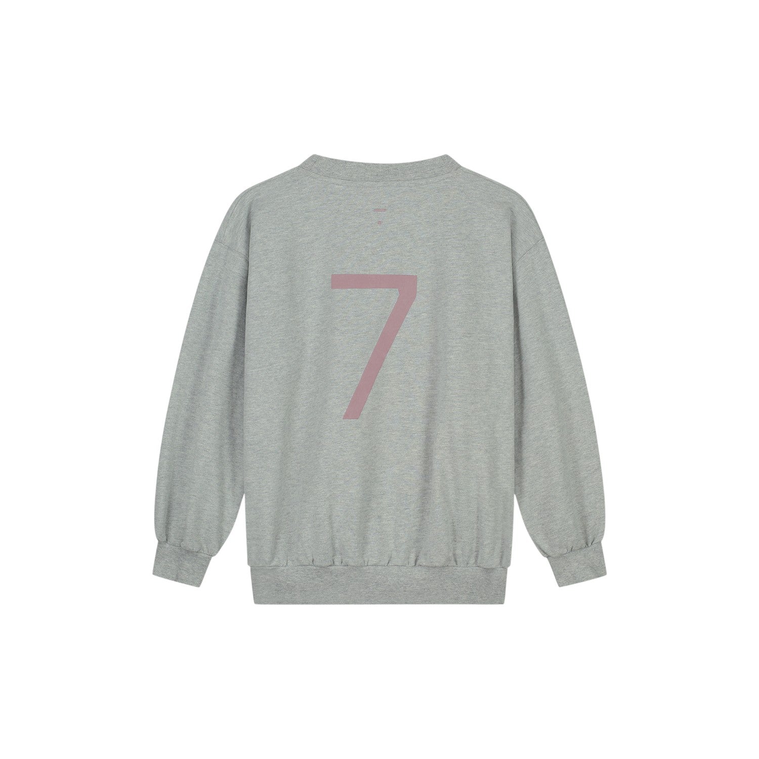Gray Label - 生日大學T - Grey Melange/Berry (1-8y)