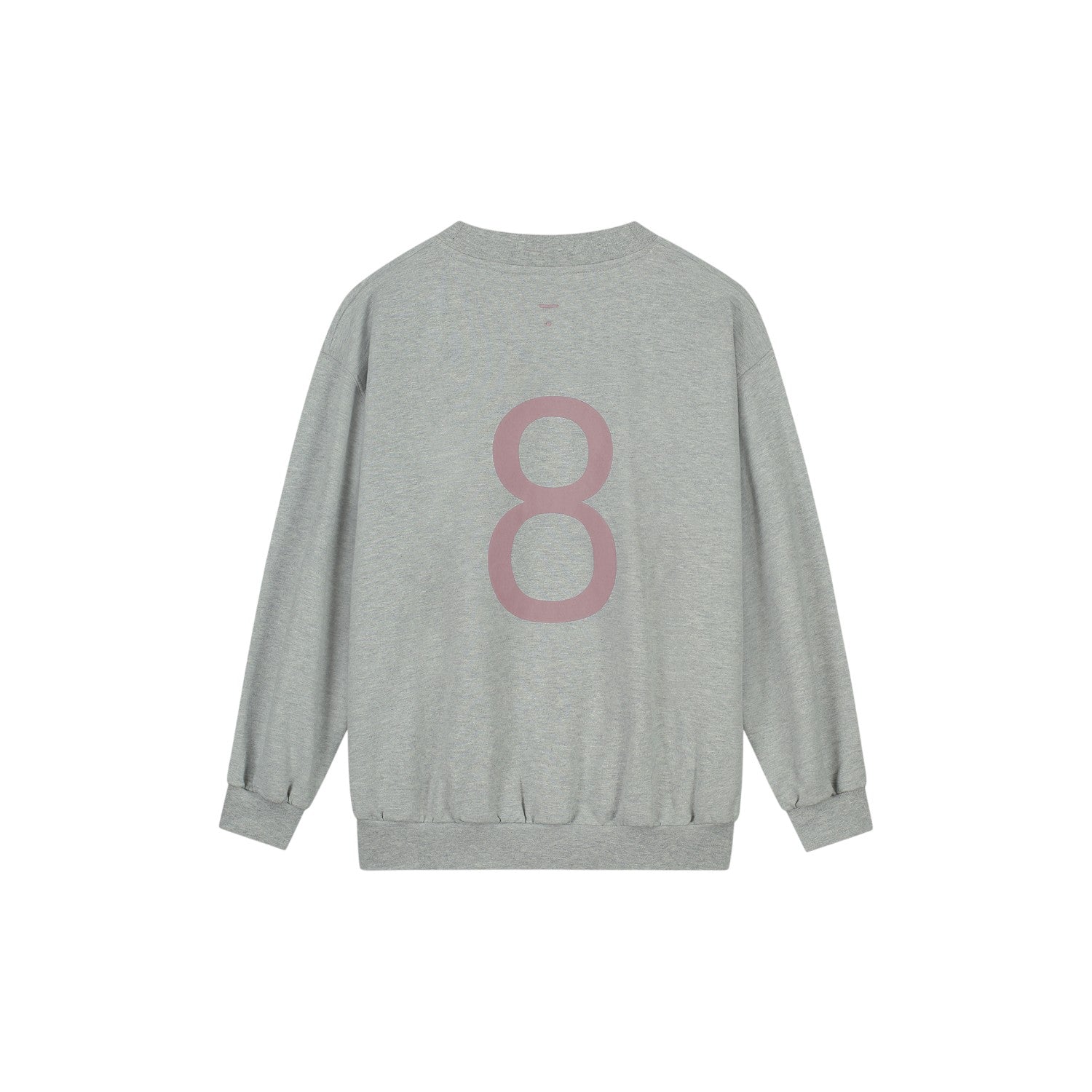 Gray Label - 生日大學T - Grey Melange/Berry (1-8y)