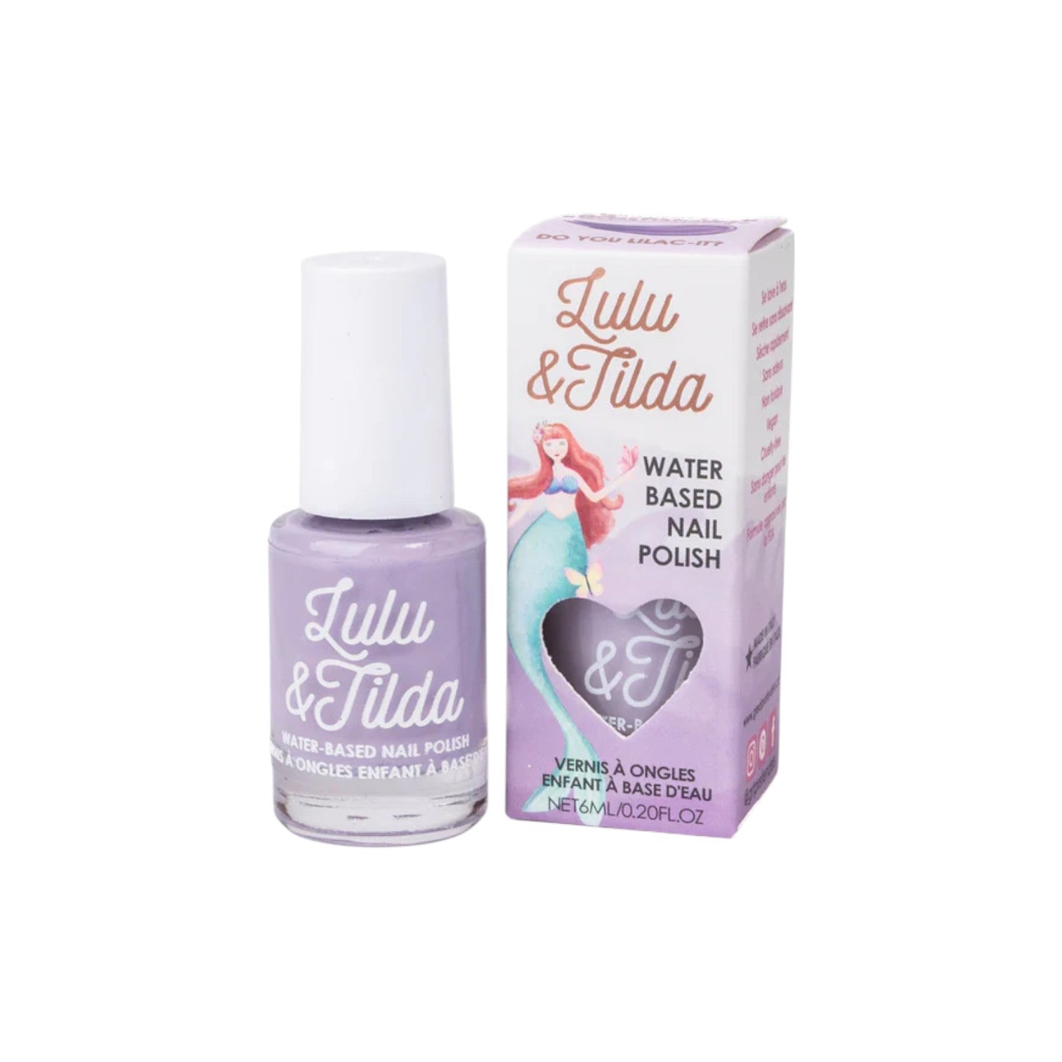 裝扮系列 - 可剝離水性無毒純素指甲油 - Lilac