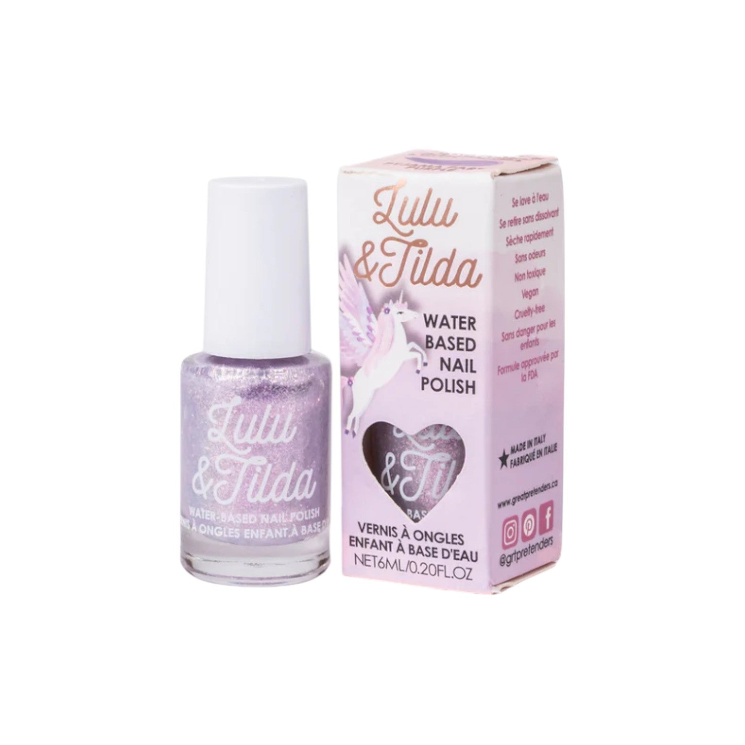 裝扮系列 - 可剝離水性無毒純素指甲油 - Party Purple