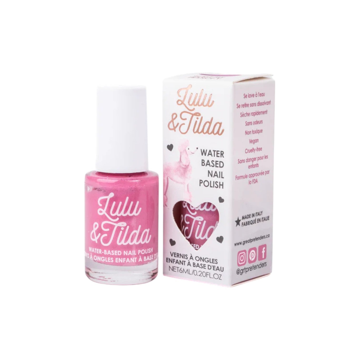 裝扮系列 - 可剝離水性無毒純素指甲油 - Francey