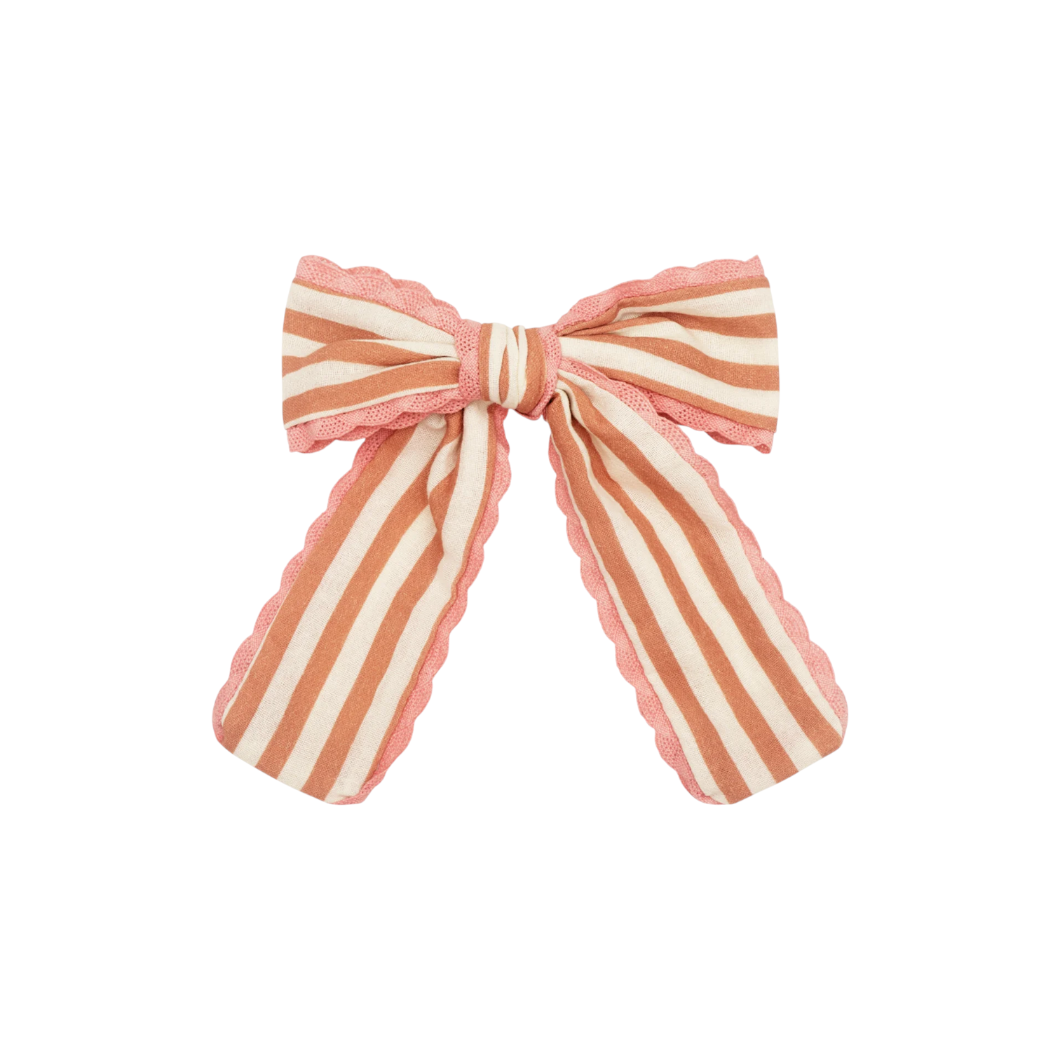 Rockahula Kids - 蝴蝶結髮夾 - Stripy Scallop