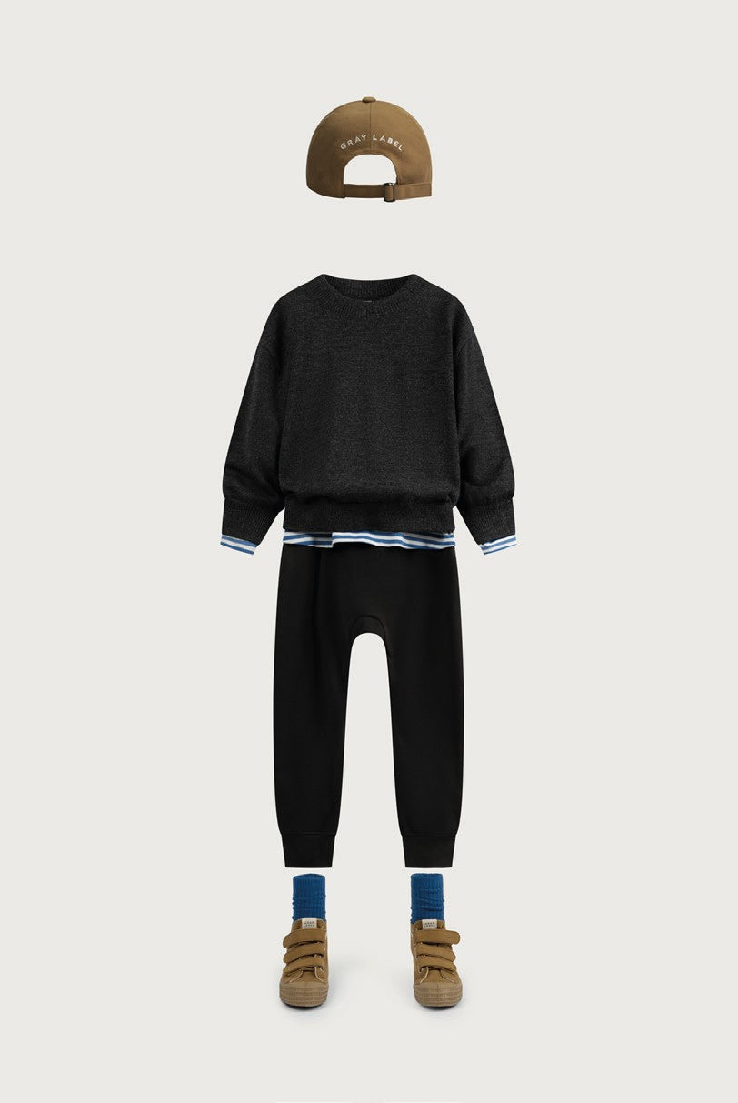 Gray Label - 兒童哈倫束口褲 - Pirate Black