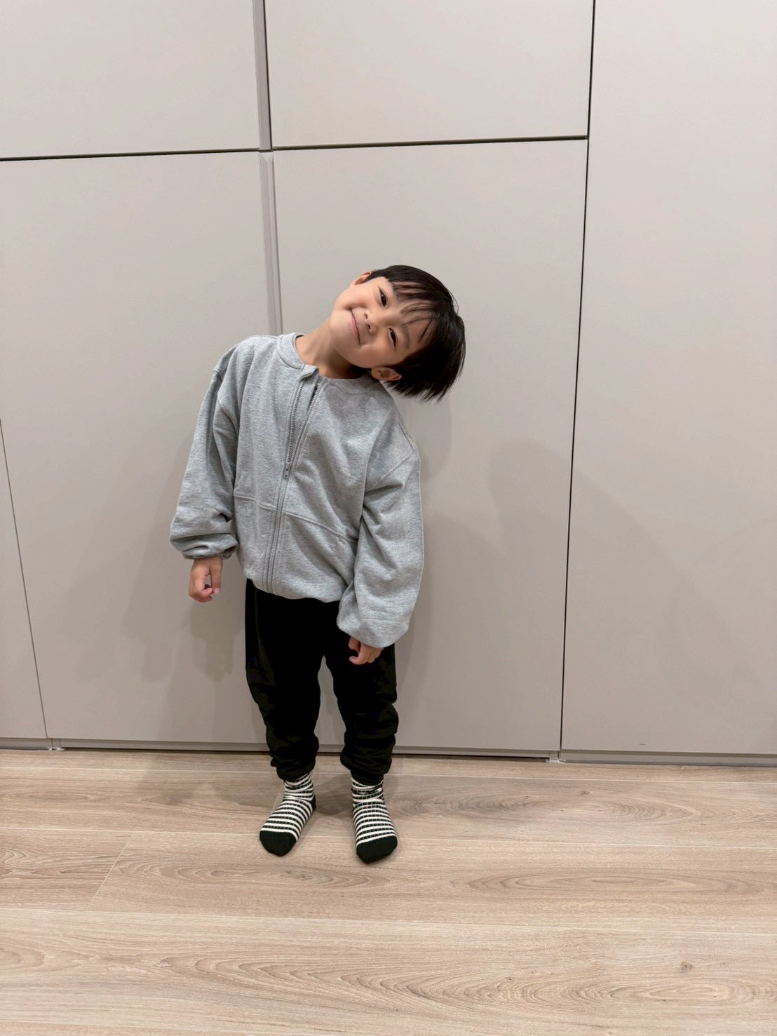 Gray Label - 兒童飛行外套 - Grey Melange